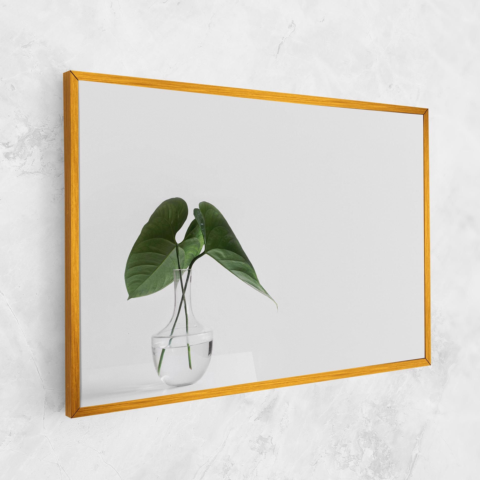 White Table Vase mockup 1