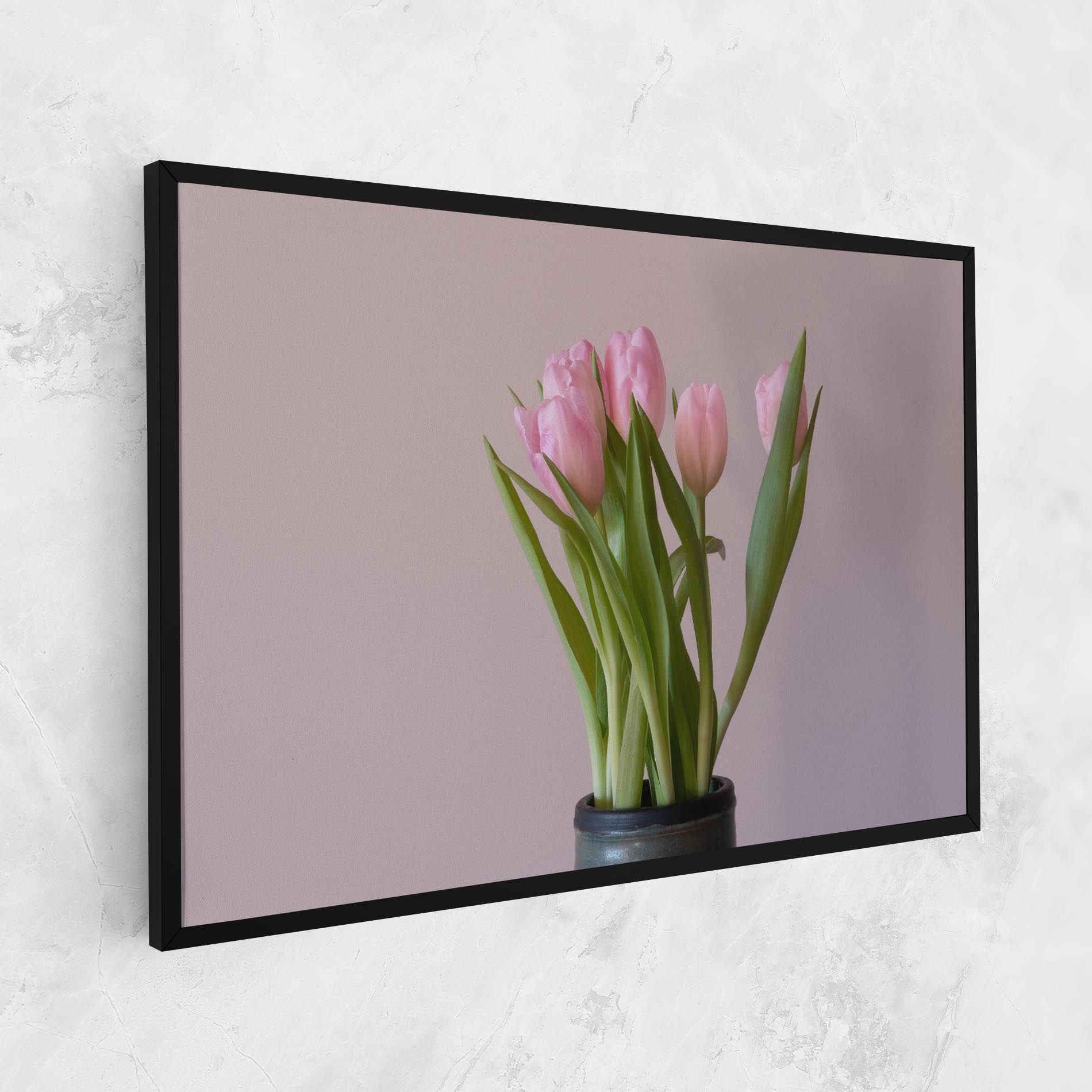 Pink Tulips Vase mockup 1