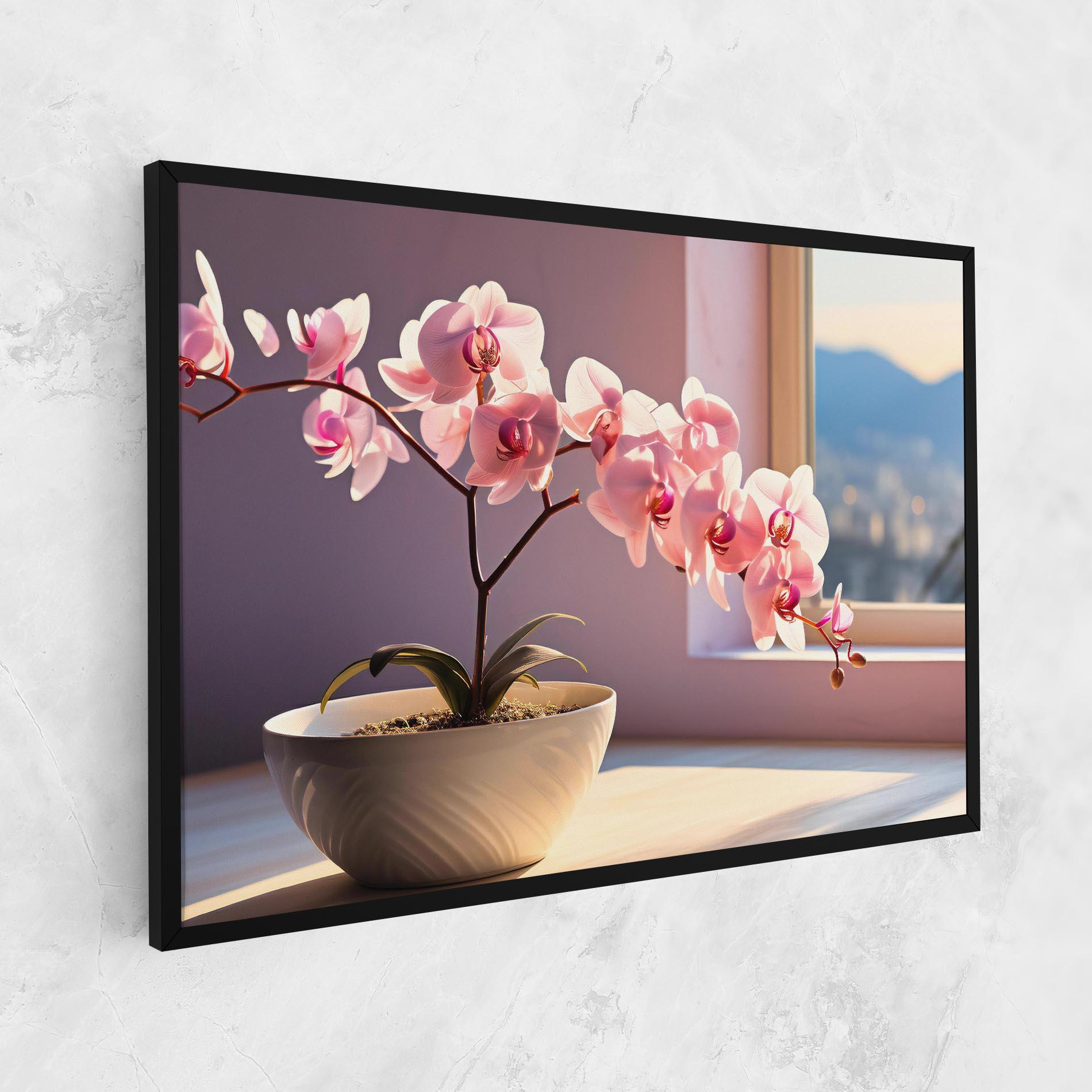Leinwandbild Window Vase mockup 1