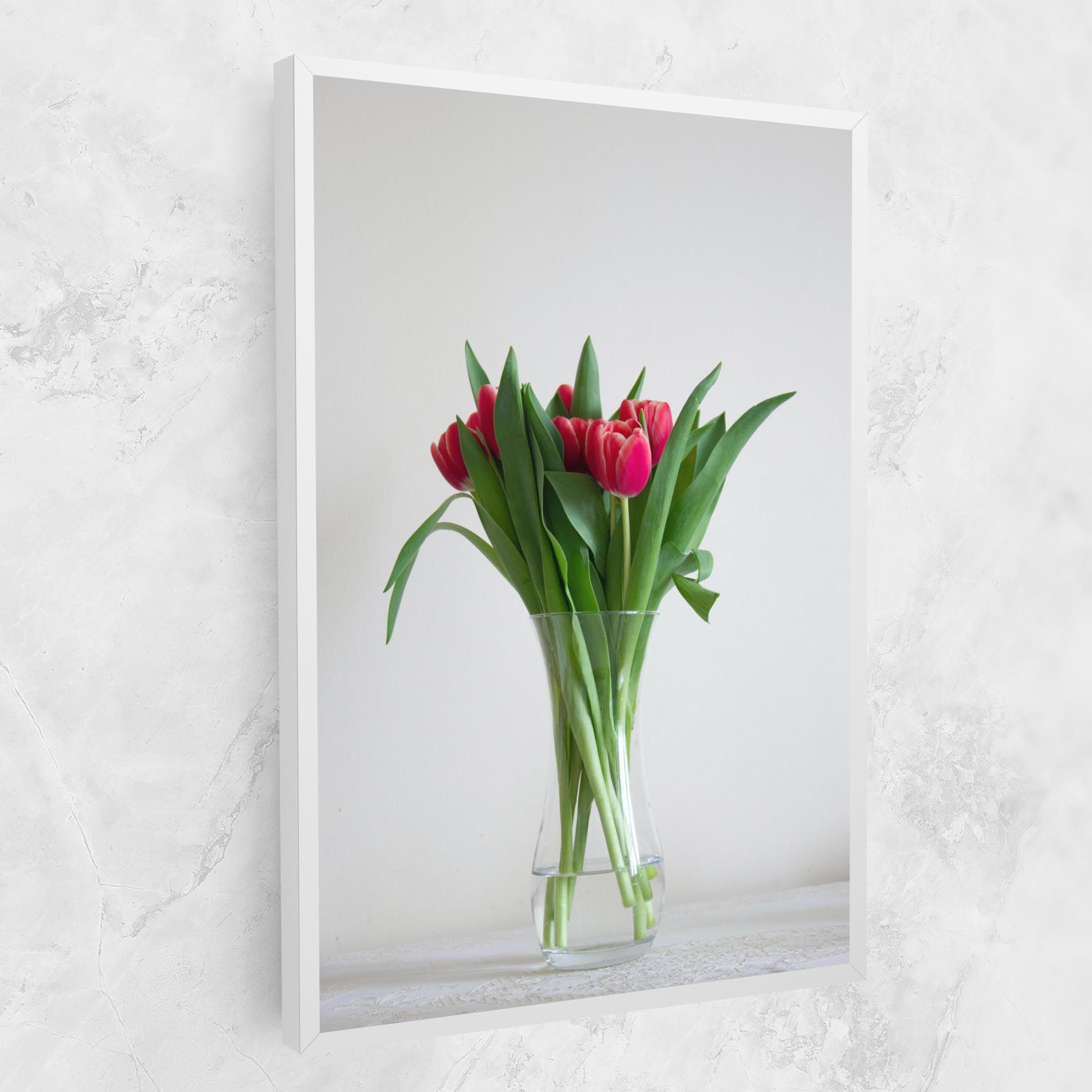 Pretty Tulips Vase mockup 1