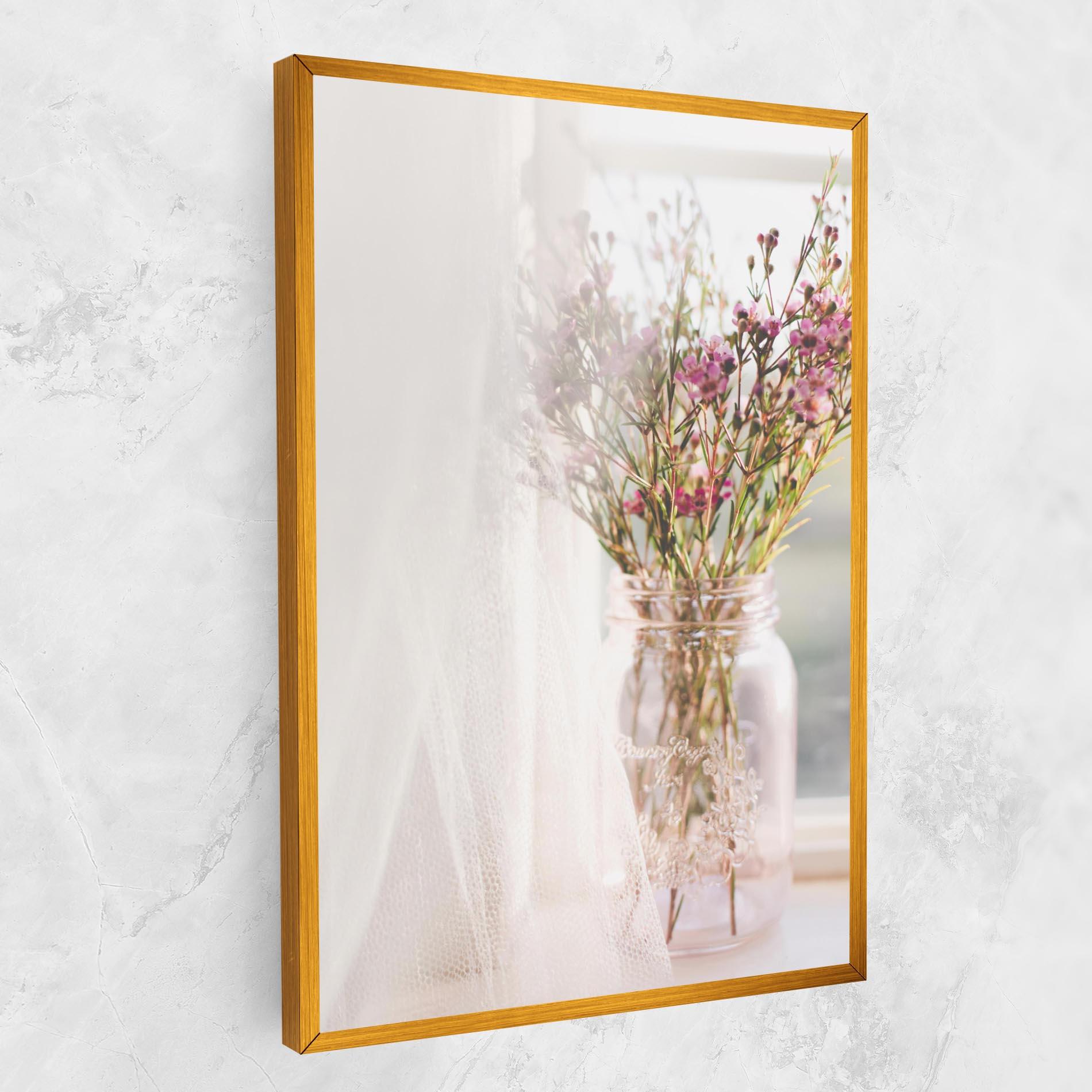 Leinwandbild Field Flowers Vase mockup 1