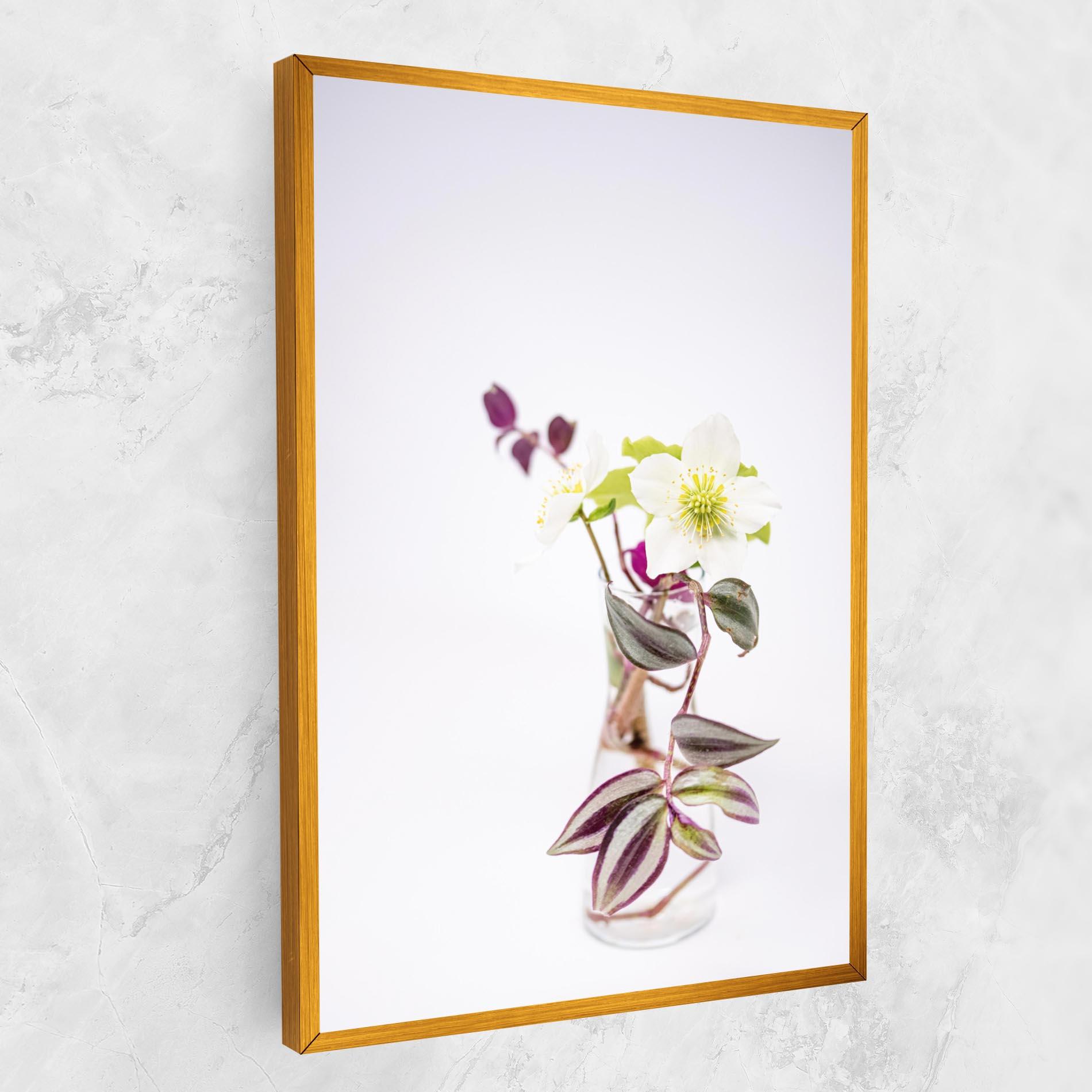 Leinwandbild Pretty Leaf Vase mockup 1