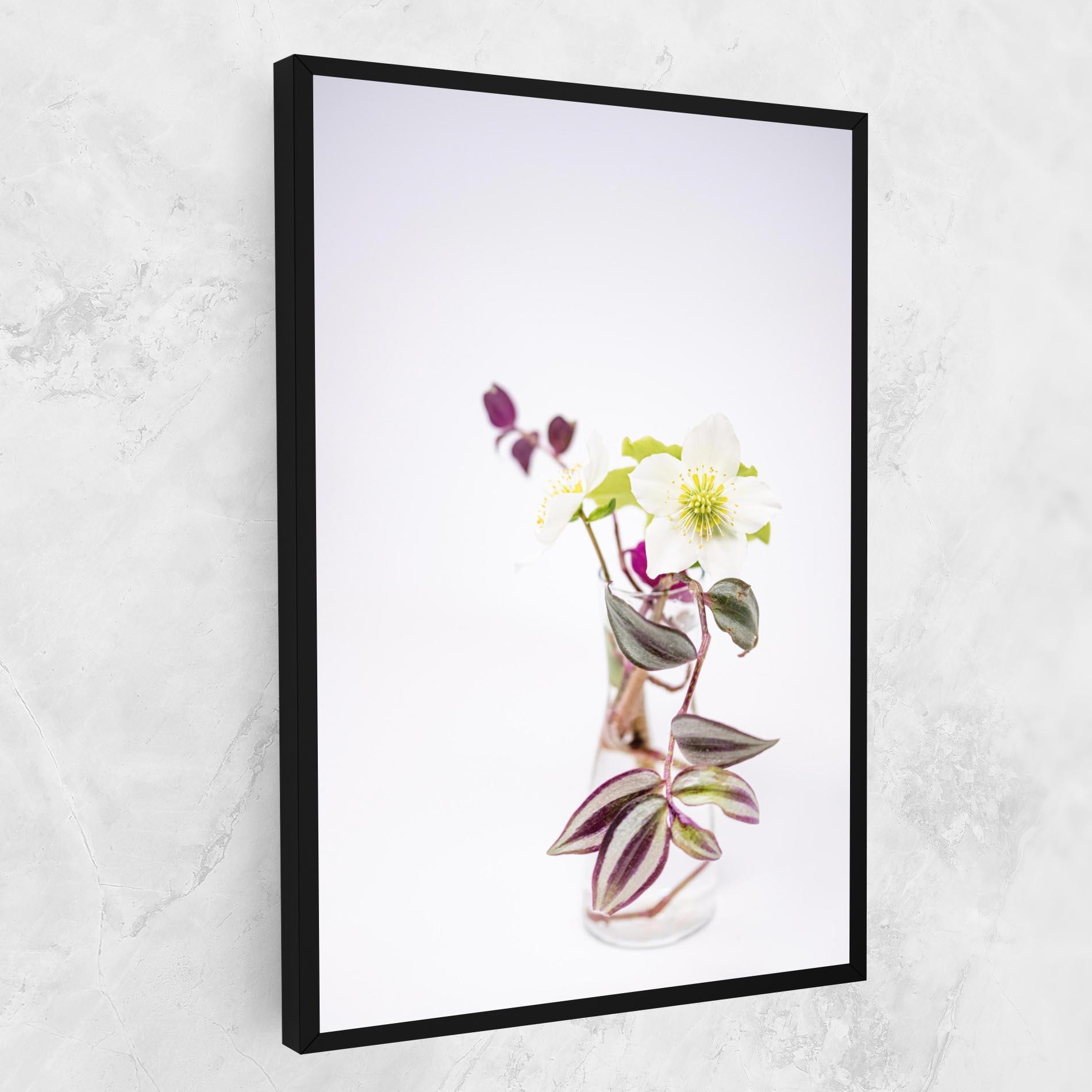 Leinwandbild Pretty Leaf Vase mockup 1