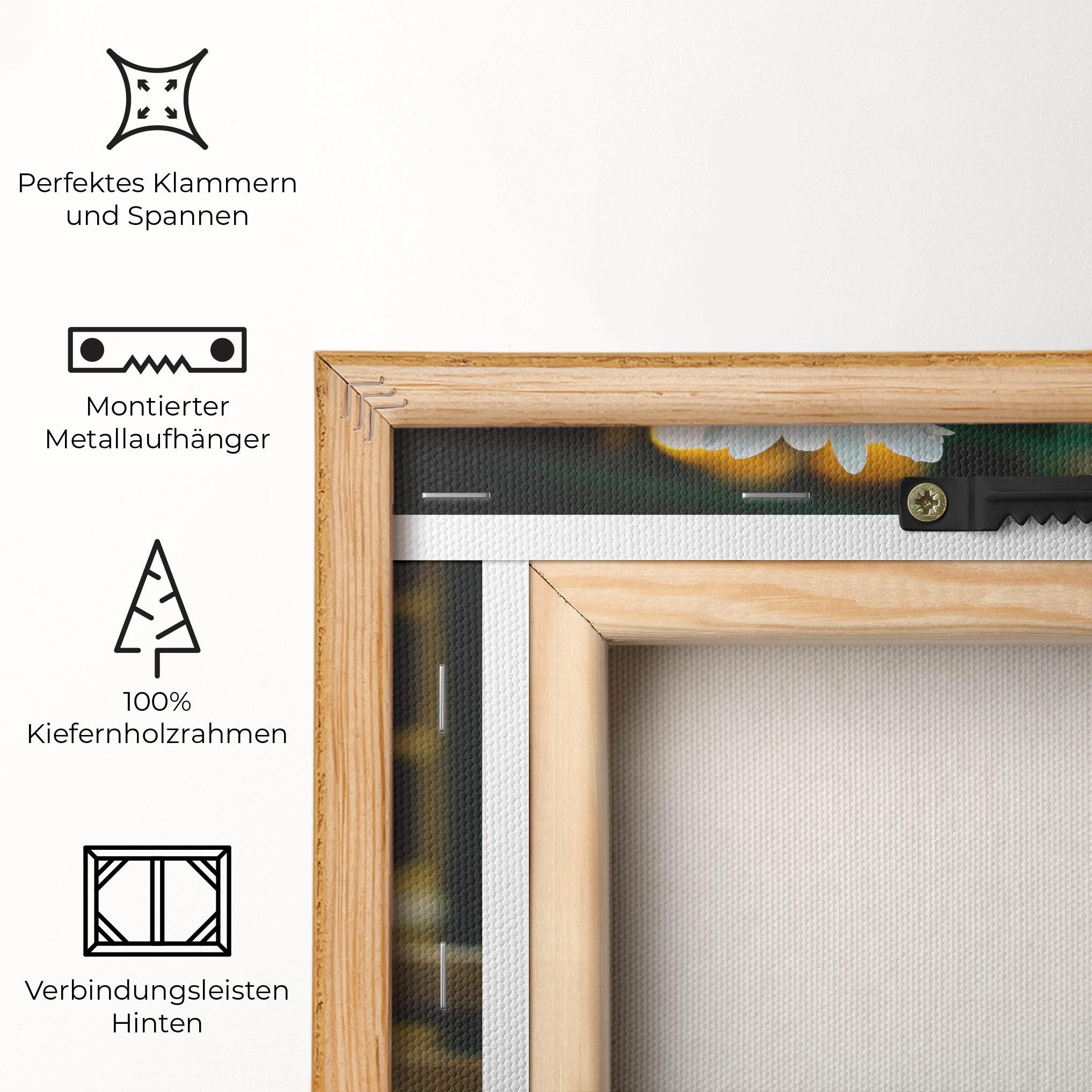 Leinwandbild Pink Vase Flower mockup 5