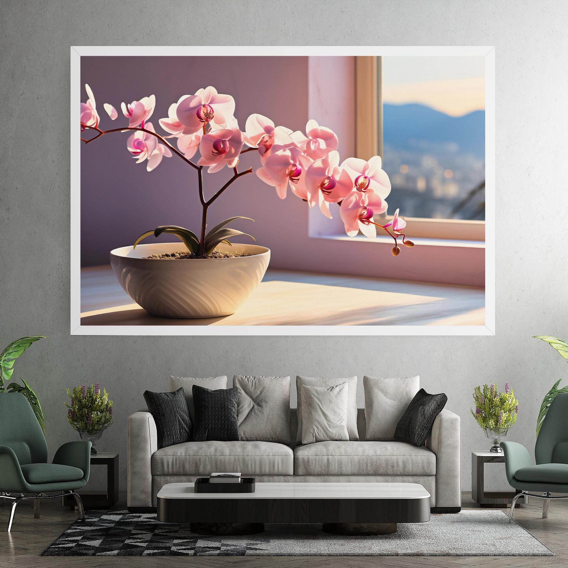 Leinwandbild Window Vase mockup 7