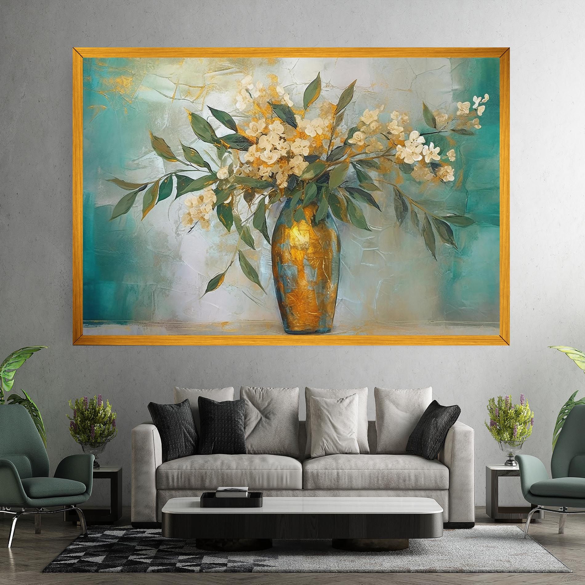 Abstract Vase Art mockup 7