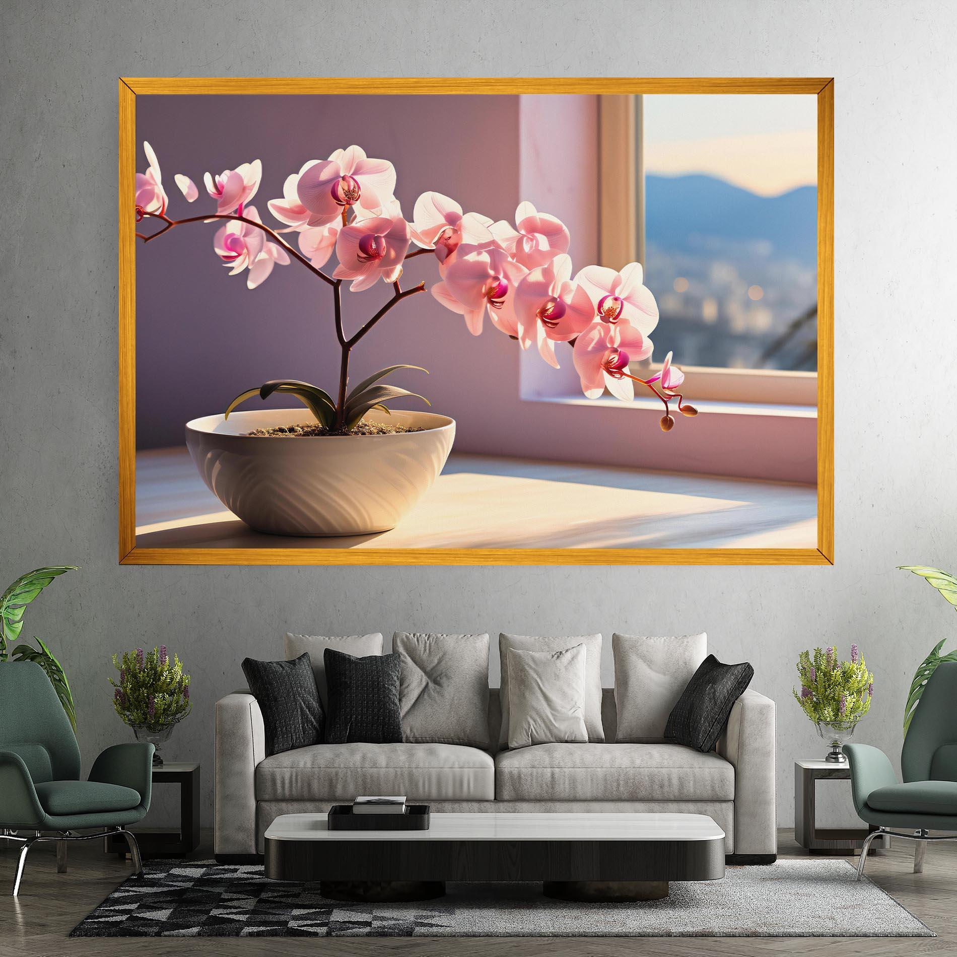 Leinwandbild Window Vase mockup 7