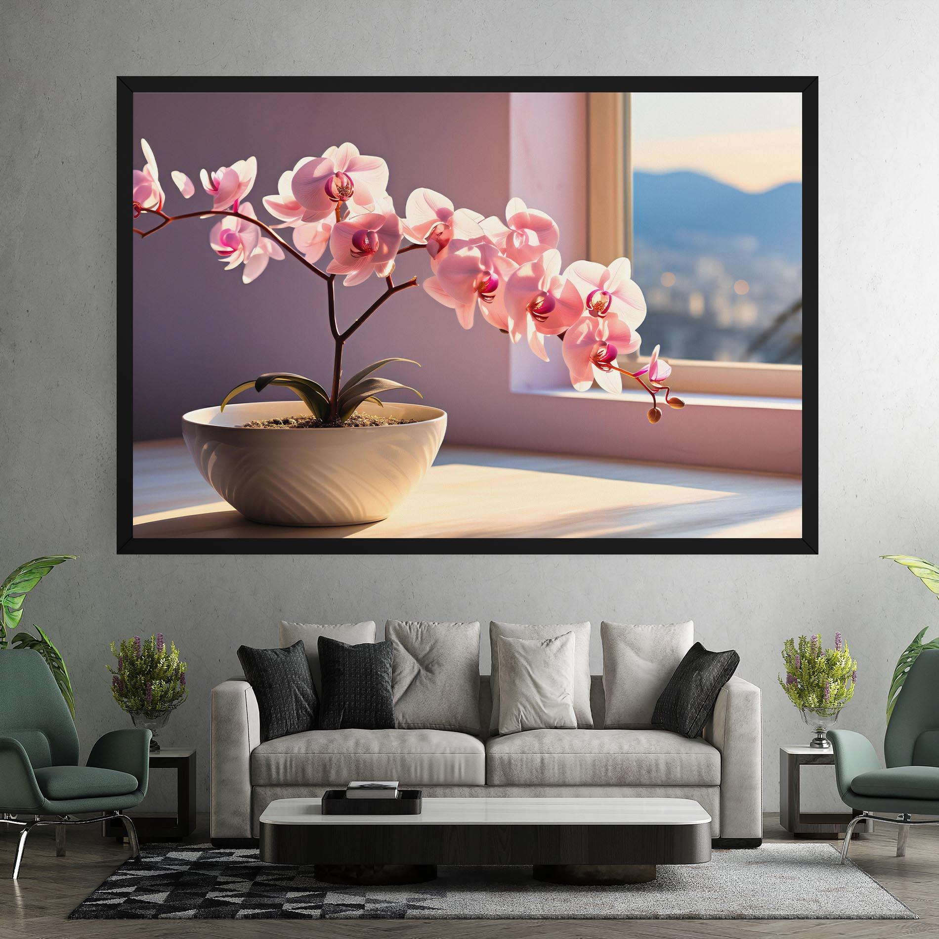 Leinwandbild Window Vase mockup 7