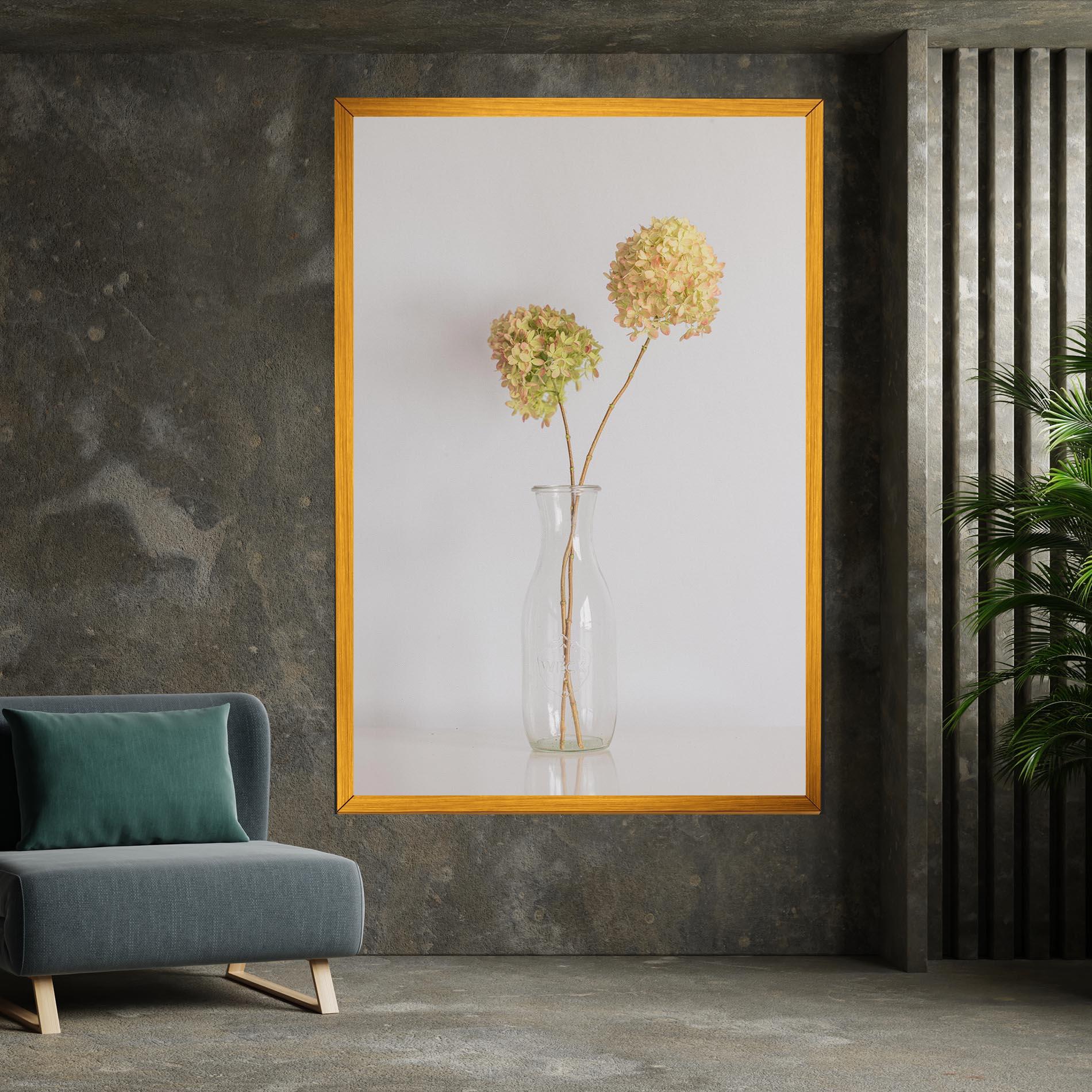 Leinwandbild Pretty Flower Vase mockup 7
