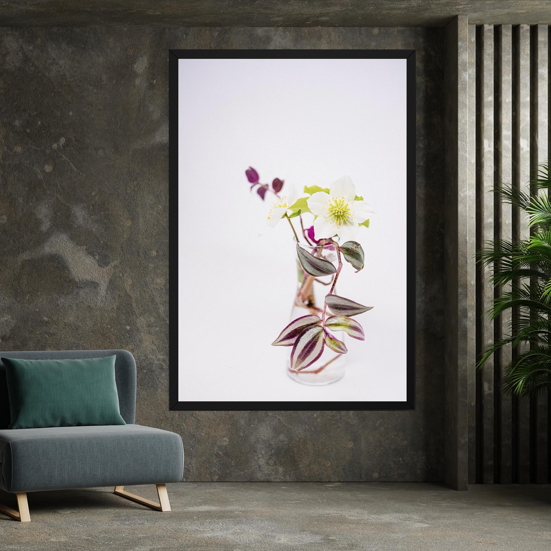 Leinwandbild Pretty Leaf Vase mockup 7