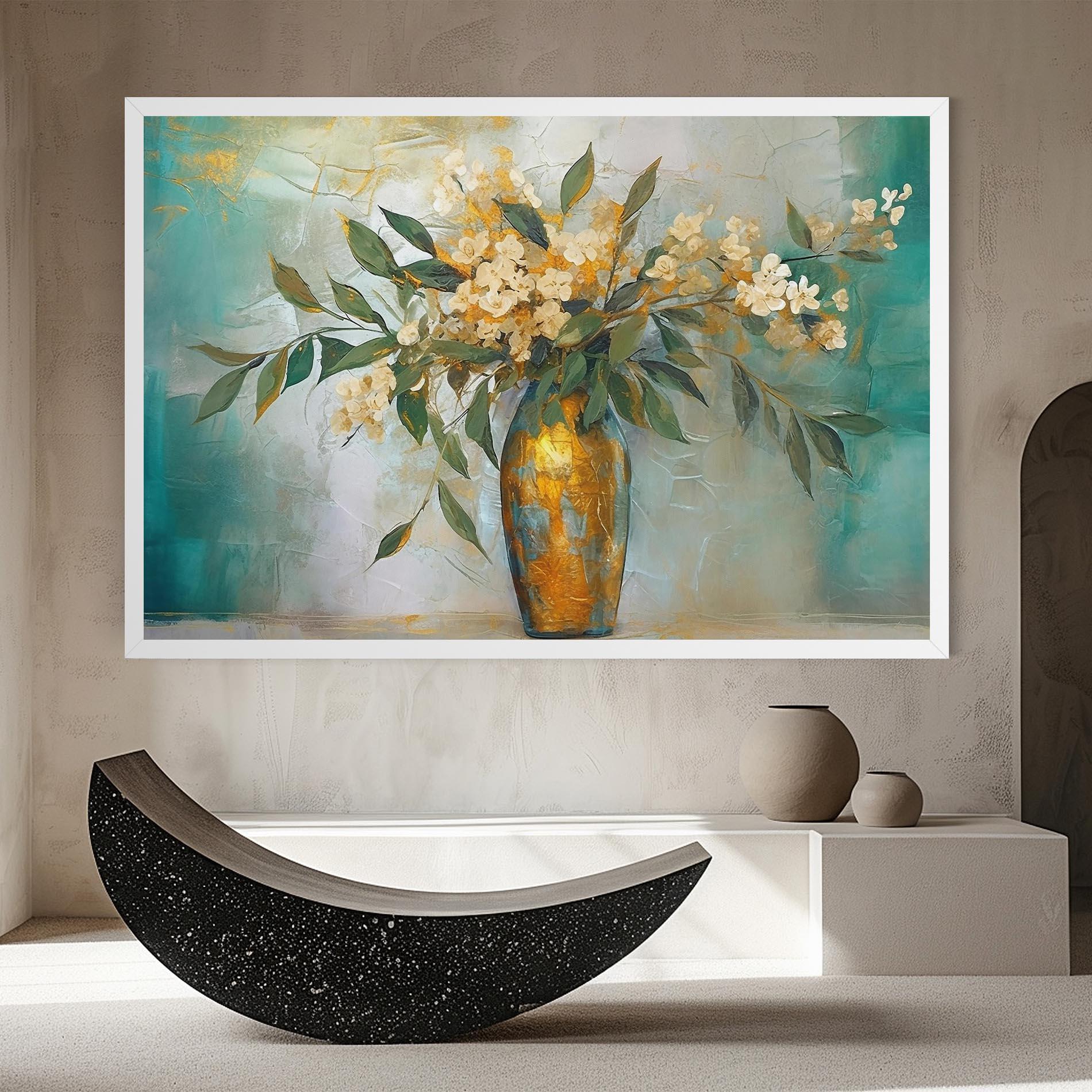 Leinwandbild Abstract Vase Art mockup 8