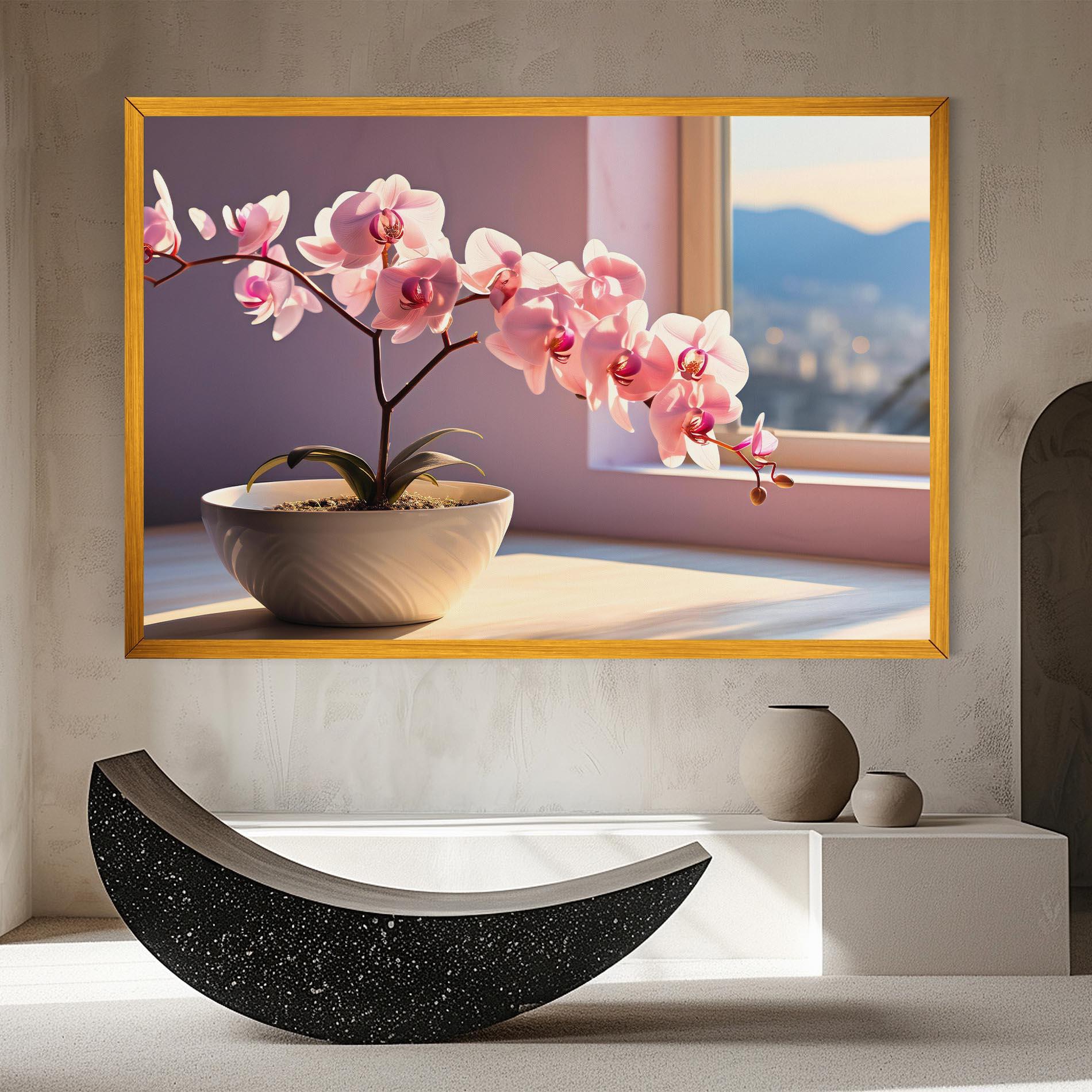 Leinwandbild Window Vase mockup 8