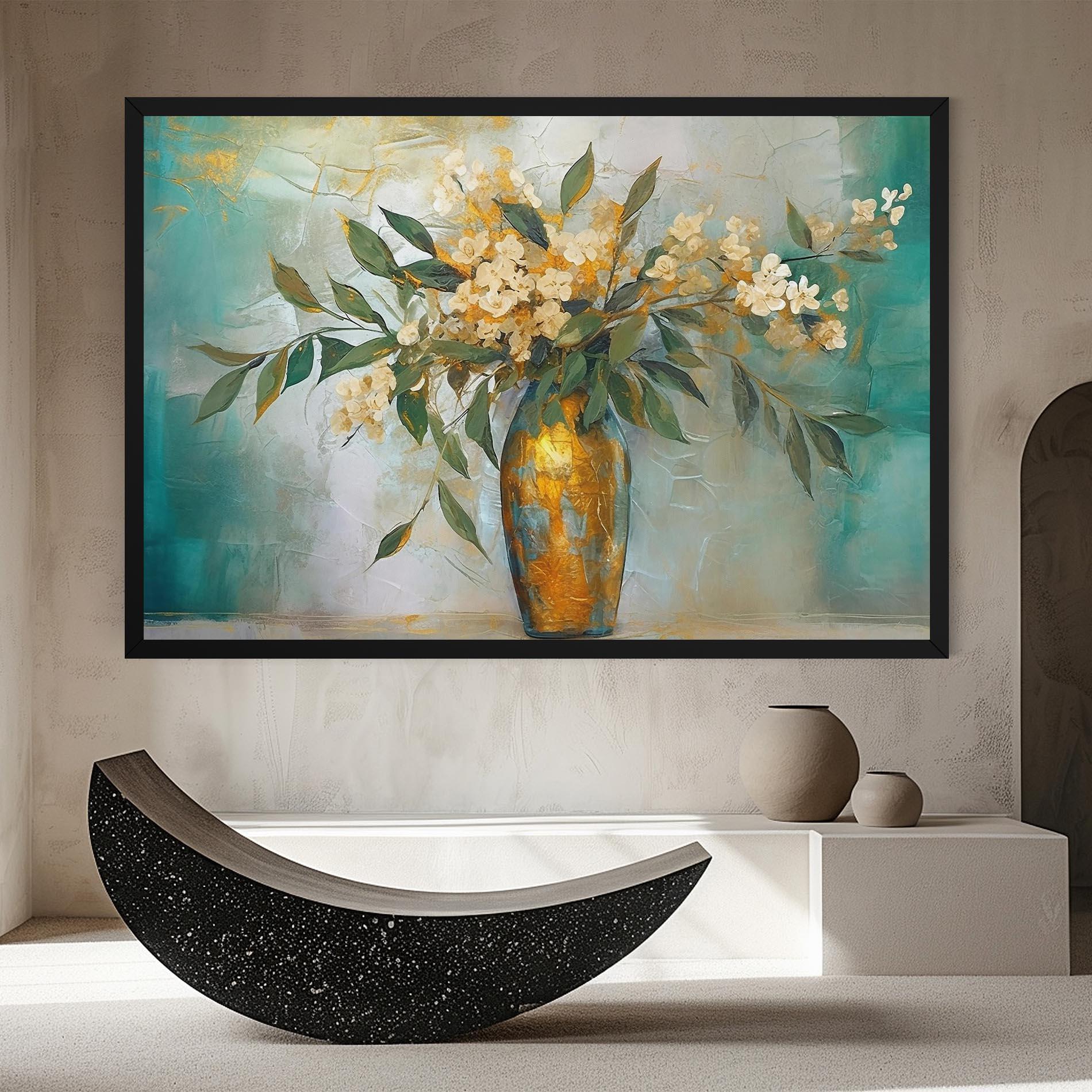 Leinwandbild Abstract Vase Art mockup 8