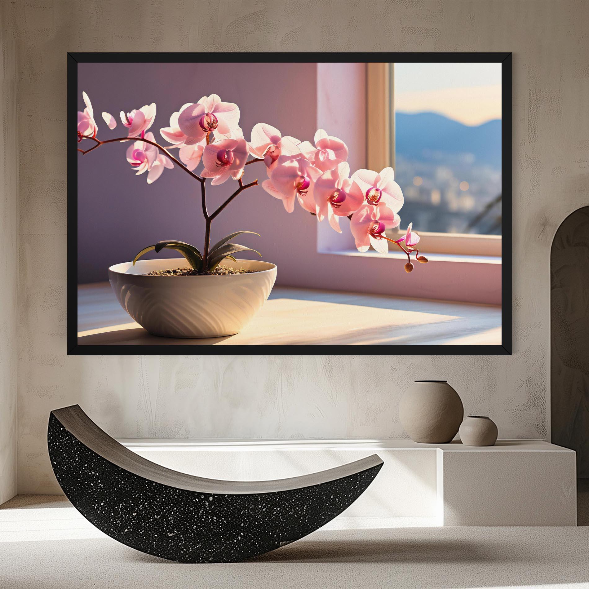 Leinwandbild Window Vase mockup 8