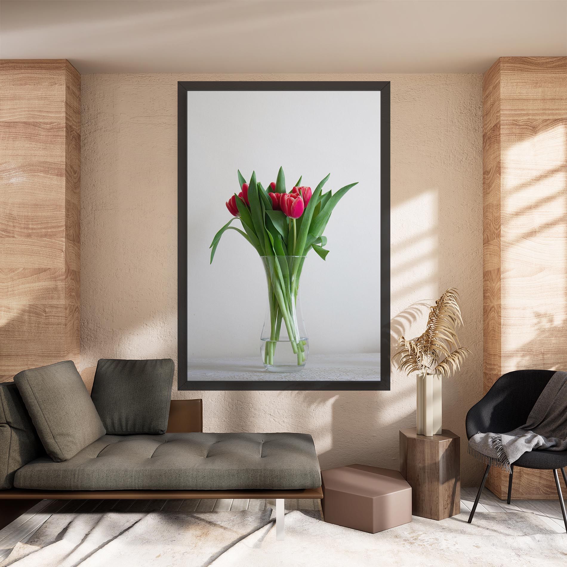 Pretty Tulips Vase mockup 8