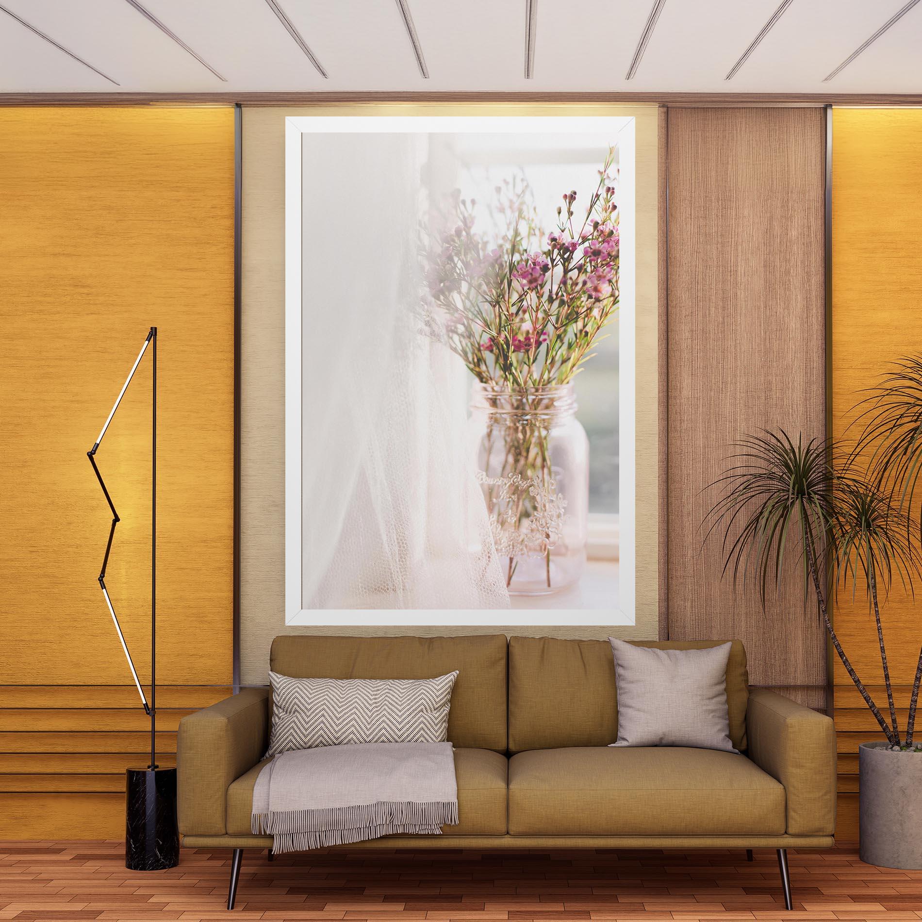 Leinwandbild Field Flowers Vase mockup 9