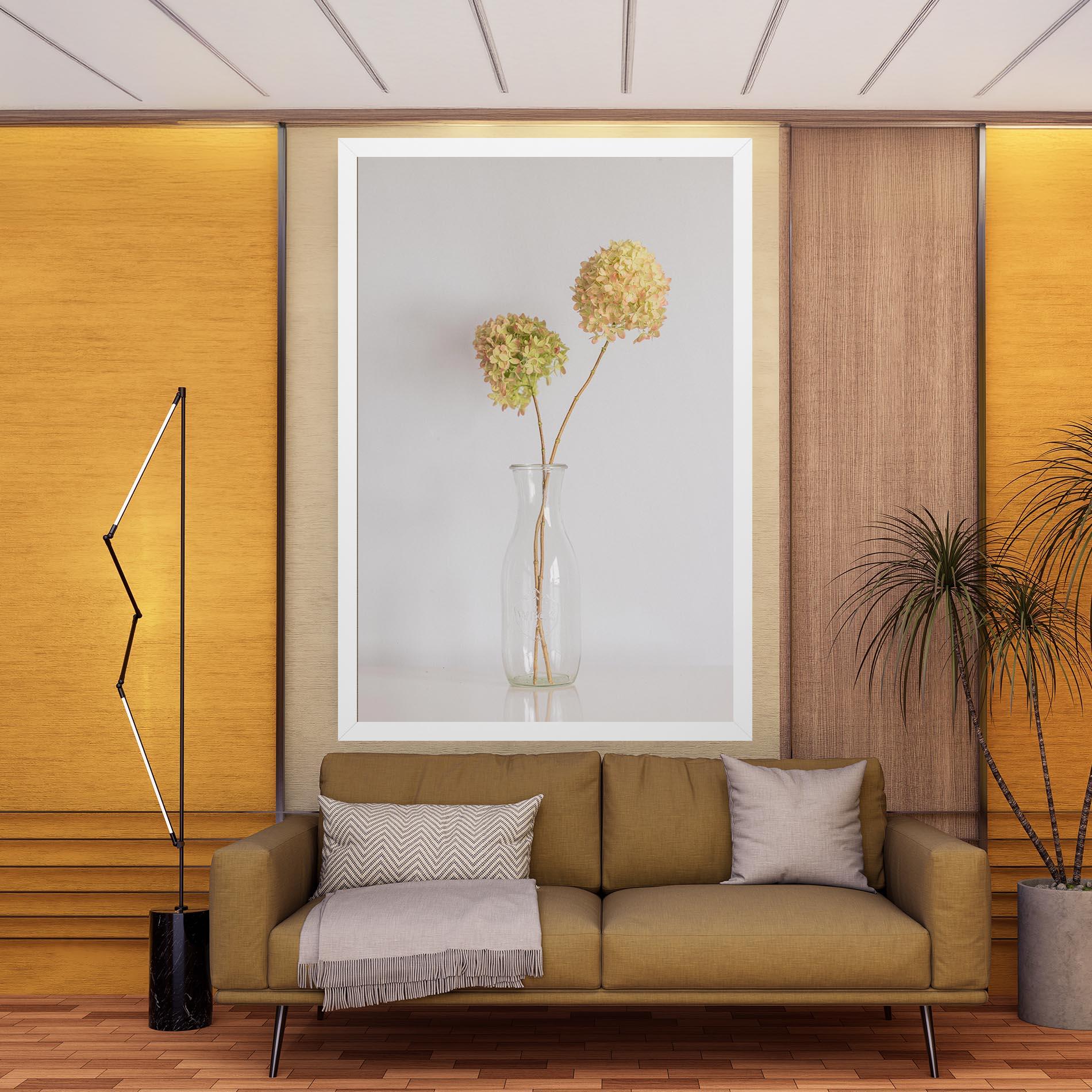 Leinwandbild Pretty Flower Vase mockup 9
