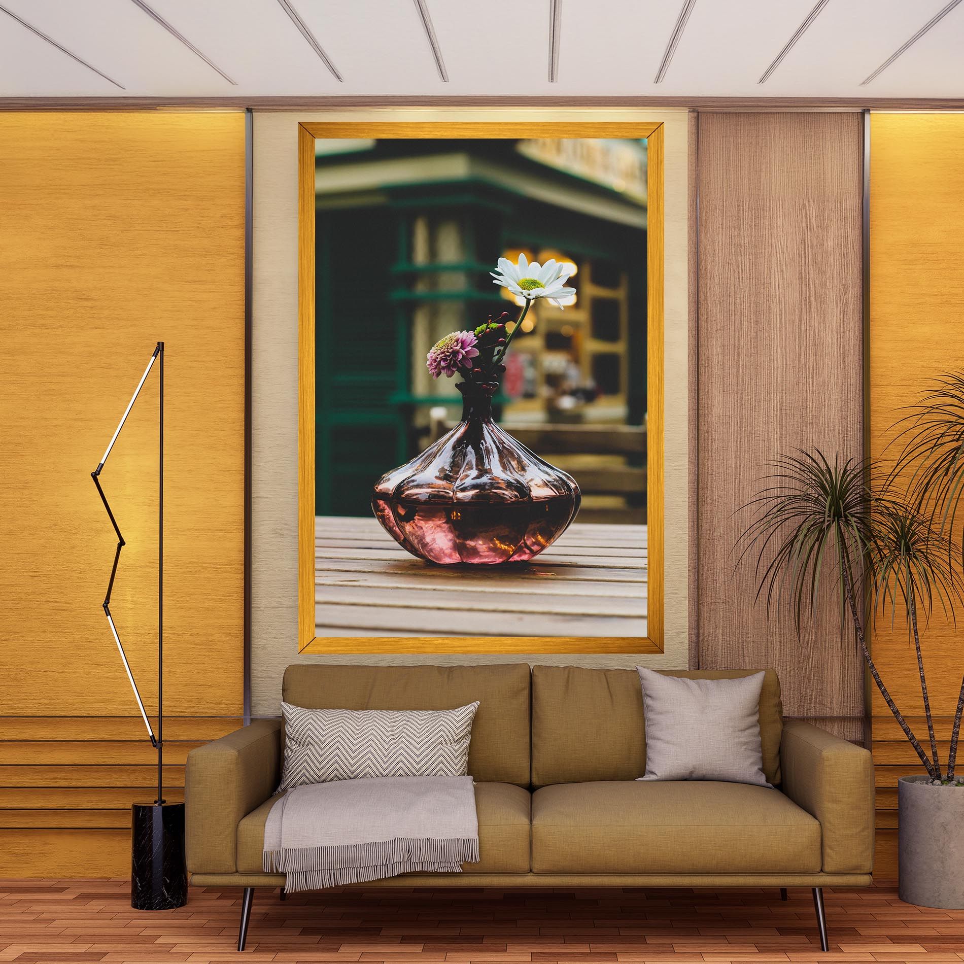 Pink Vase Flower mockup 9