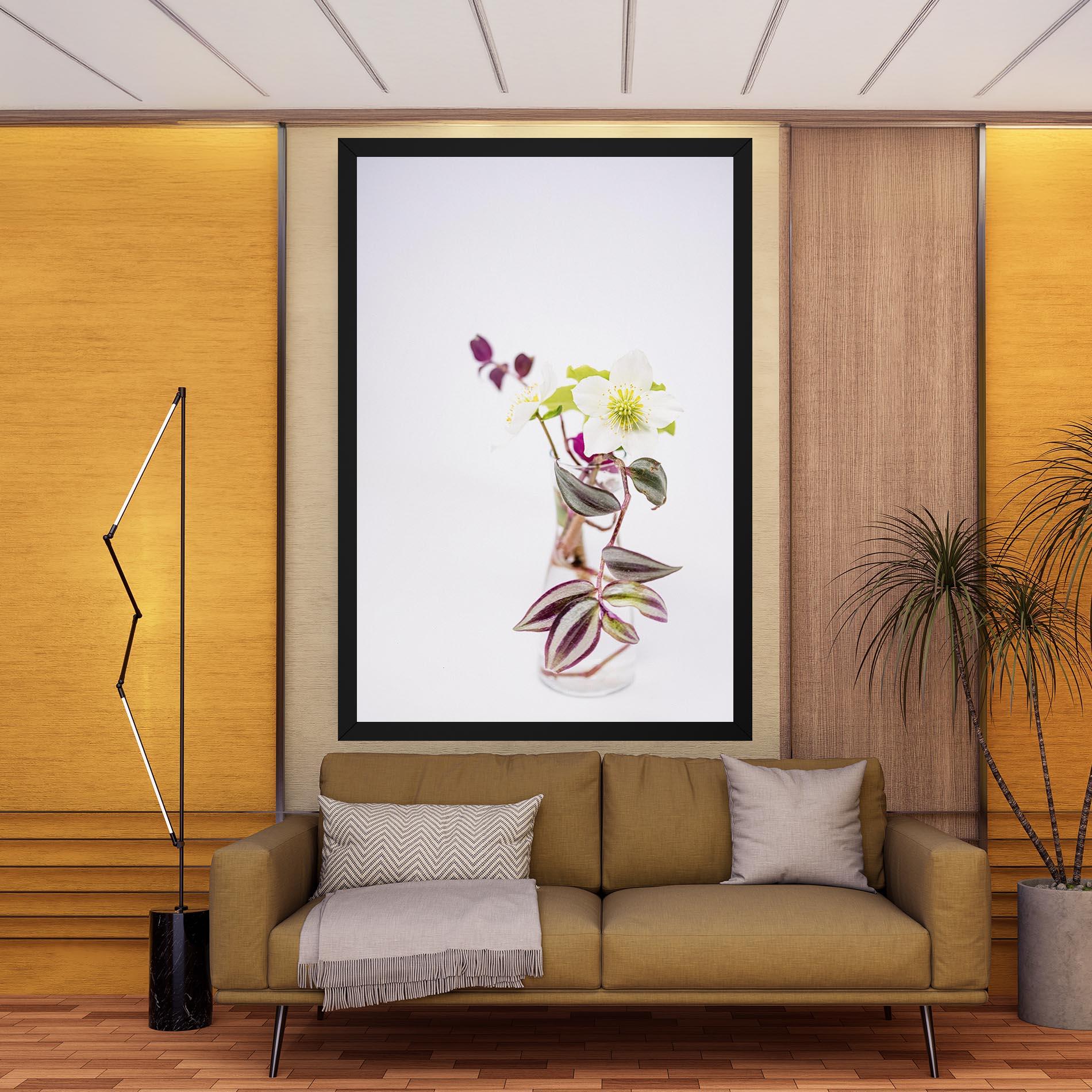 Leinwandbild Pretty Leaf Vase mockup 9