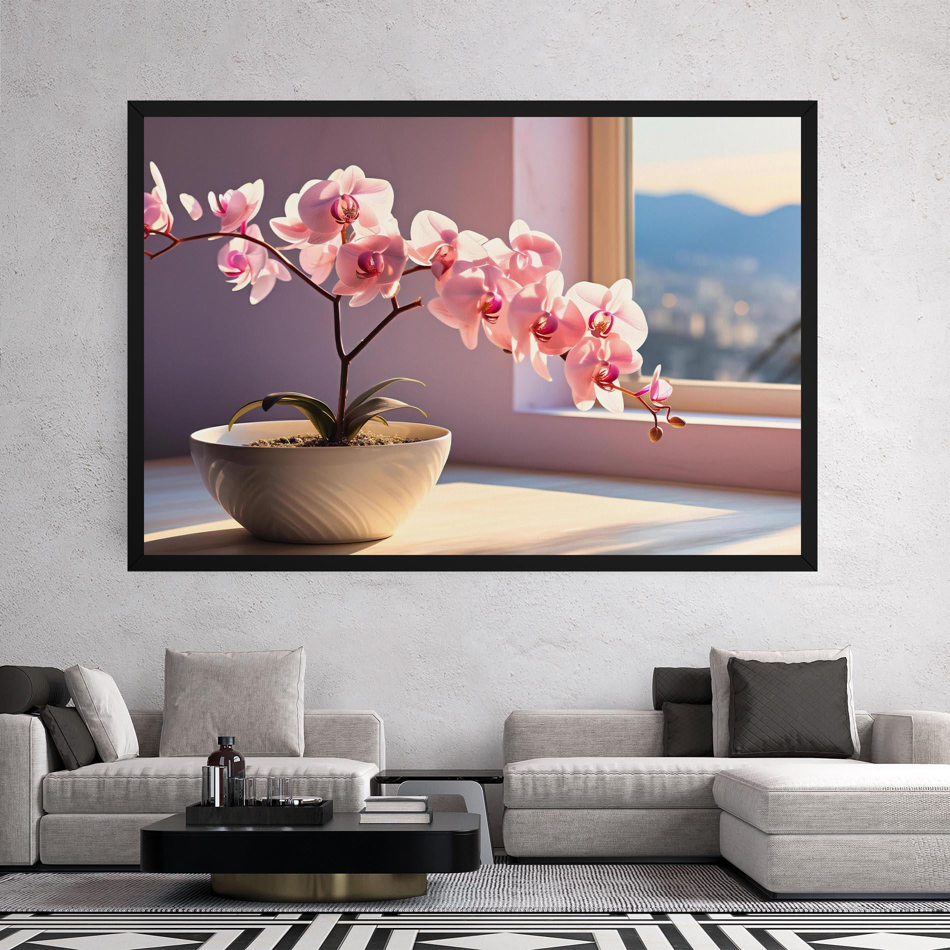 Leinwandbild Window Vase mockup 2