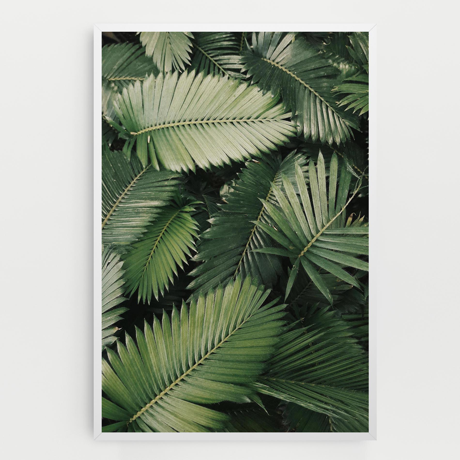 Leinwandbild Green Leaves mockup 0