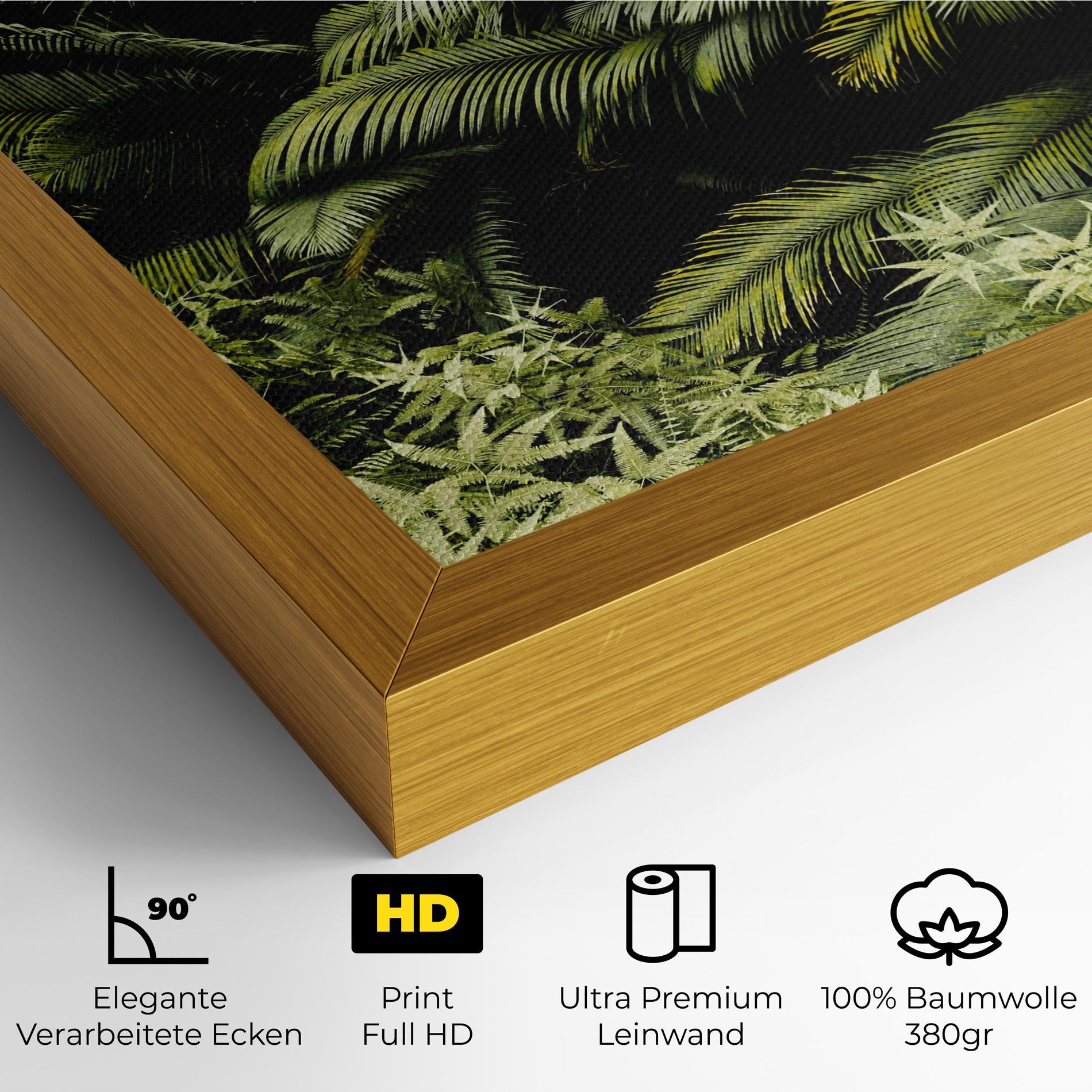 Leinwandbild Into The Jungle mockup 4