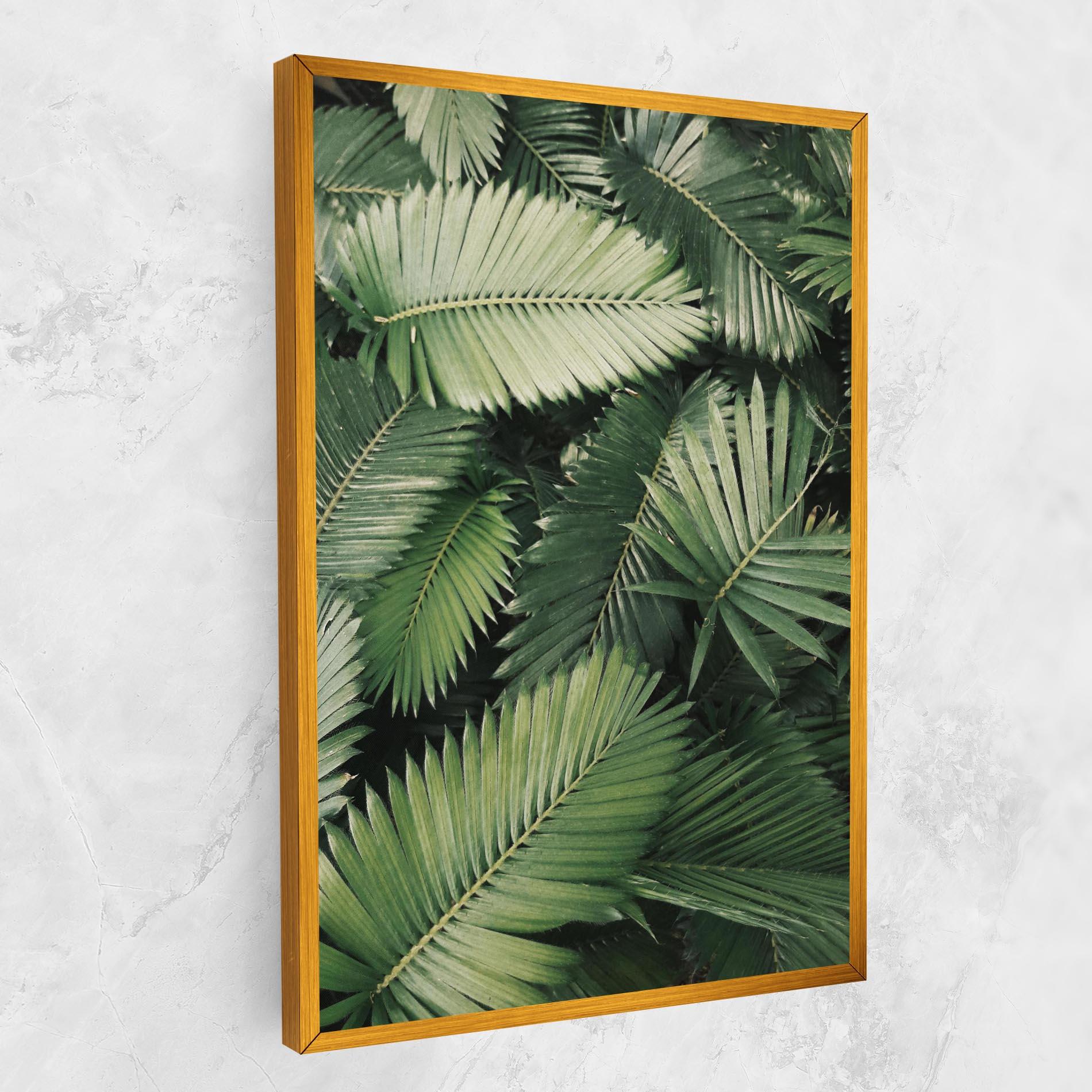 Leinwandbild Green Leaves mockup 1