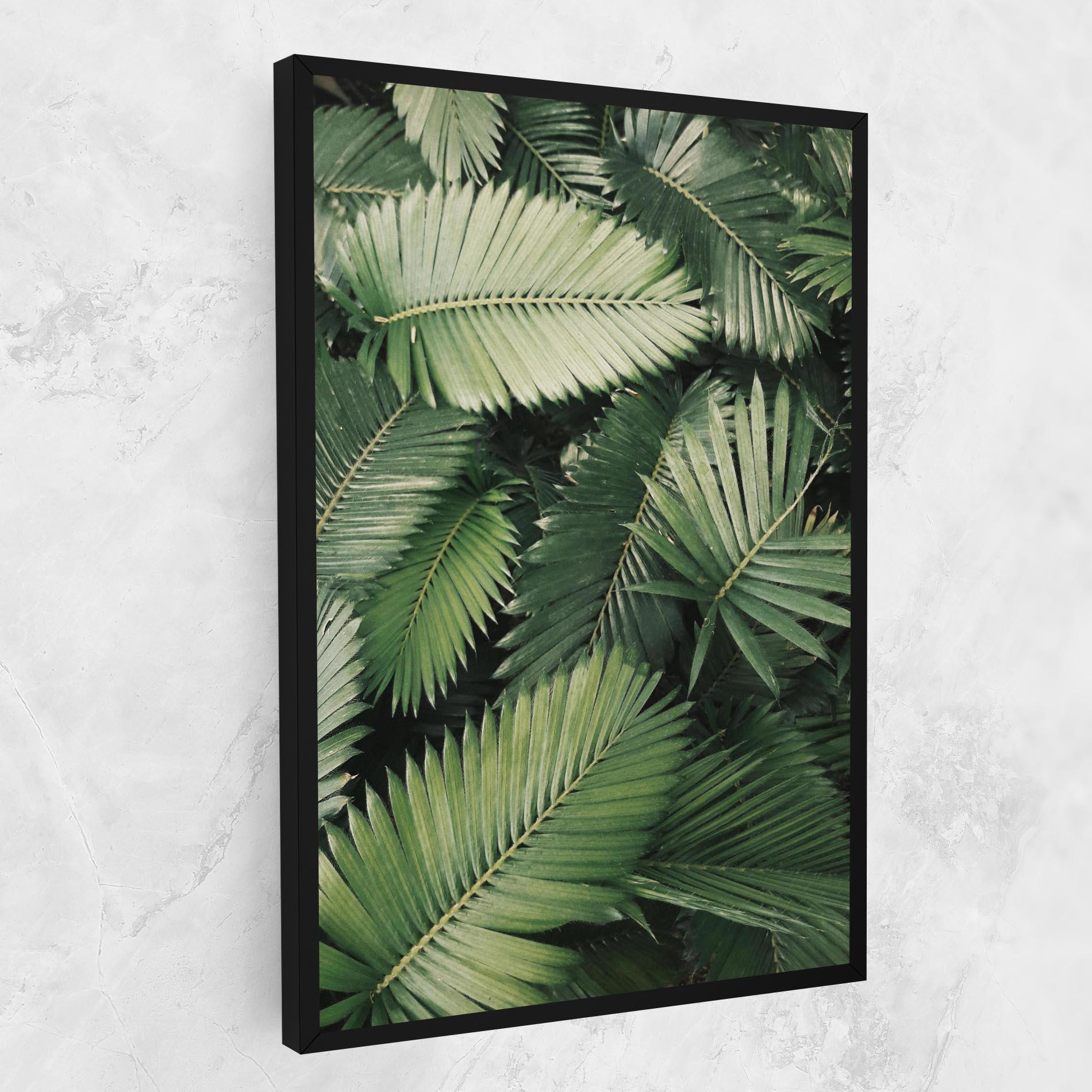 Leinwandbild Green Leaves mockup 1