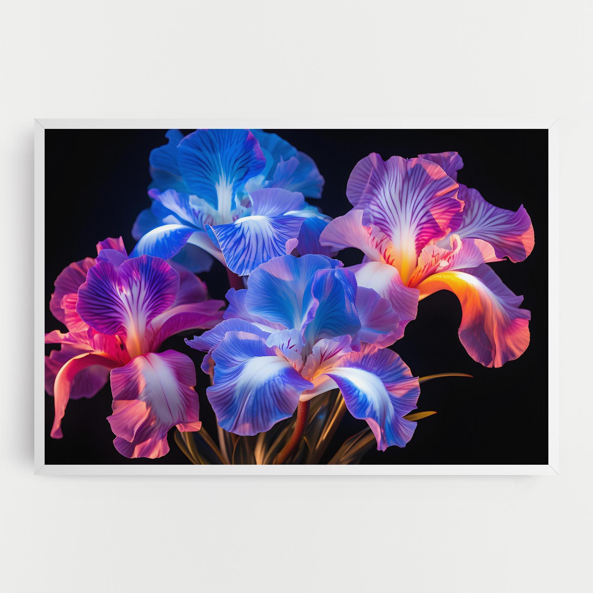 Leinwandbild Blue Light Iris mockup 0