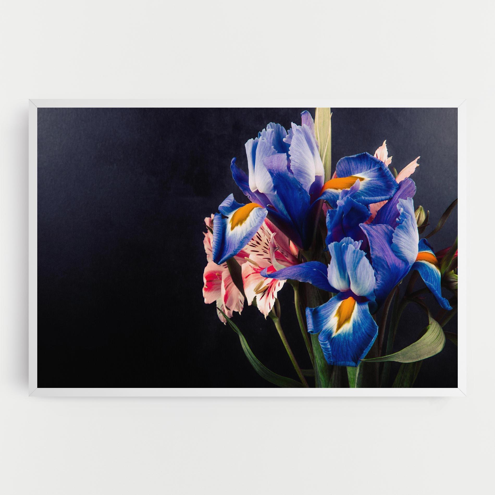 Leinwandbild Iris Bouquet mockup 0