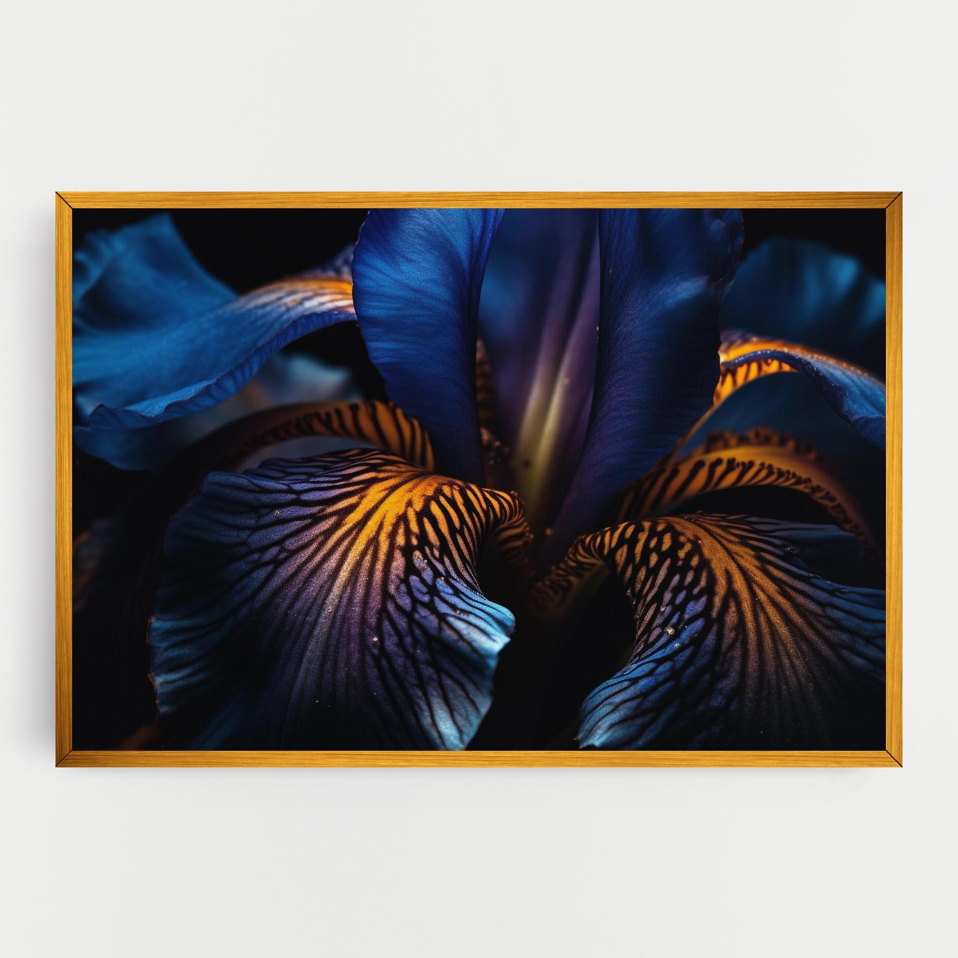 Leinwandbild Dark Yellow Iris mockup 0