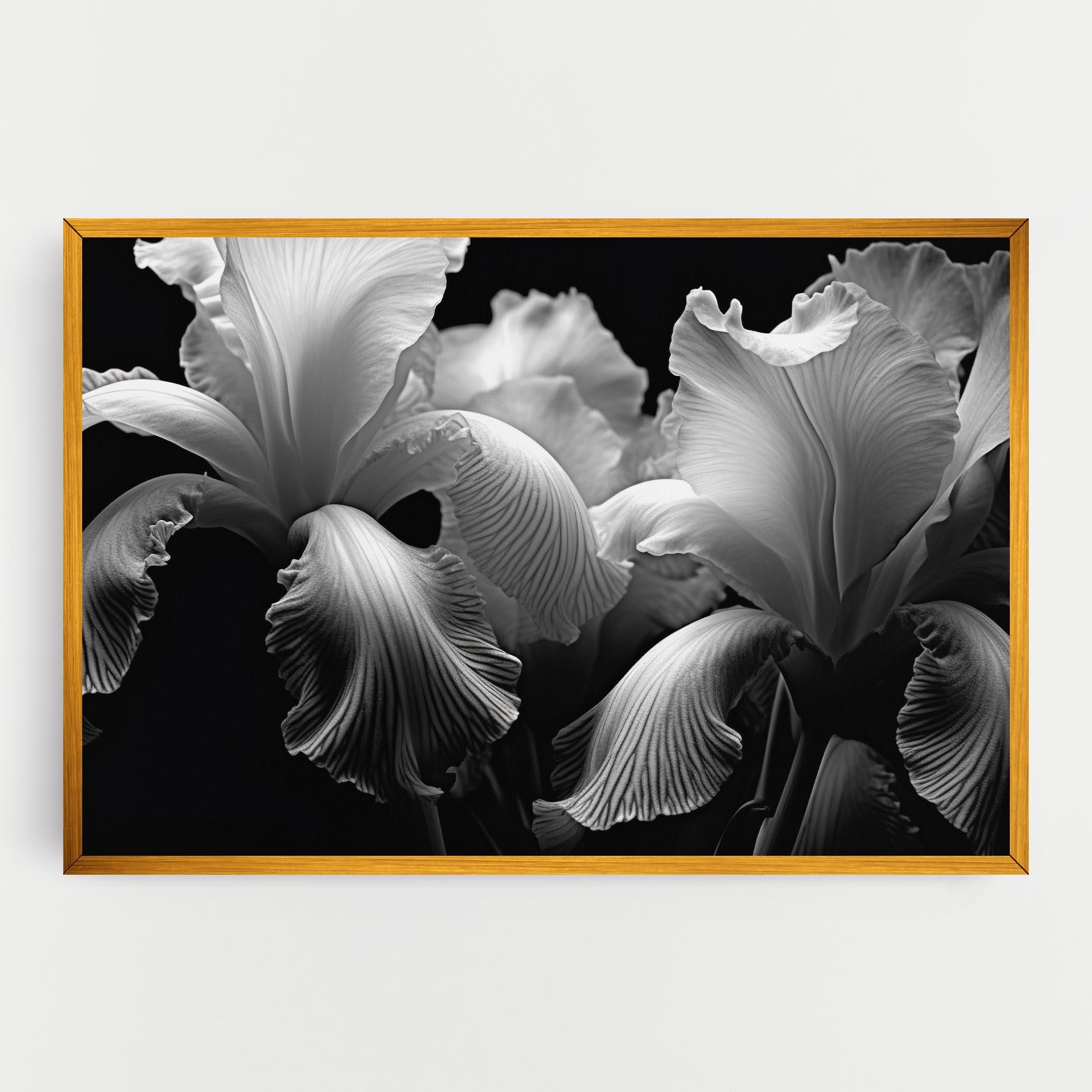 Leinwandbild Grey Iris mockup 0