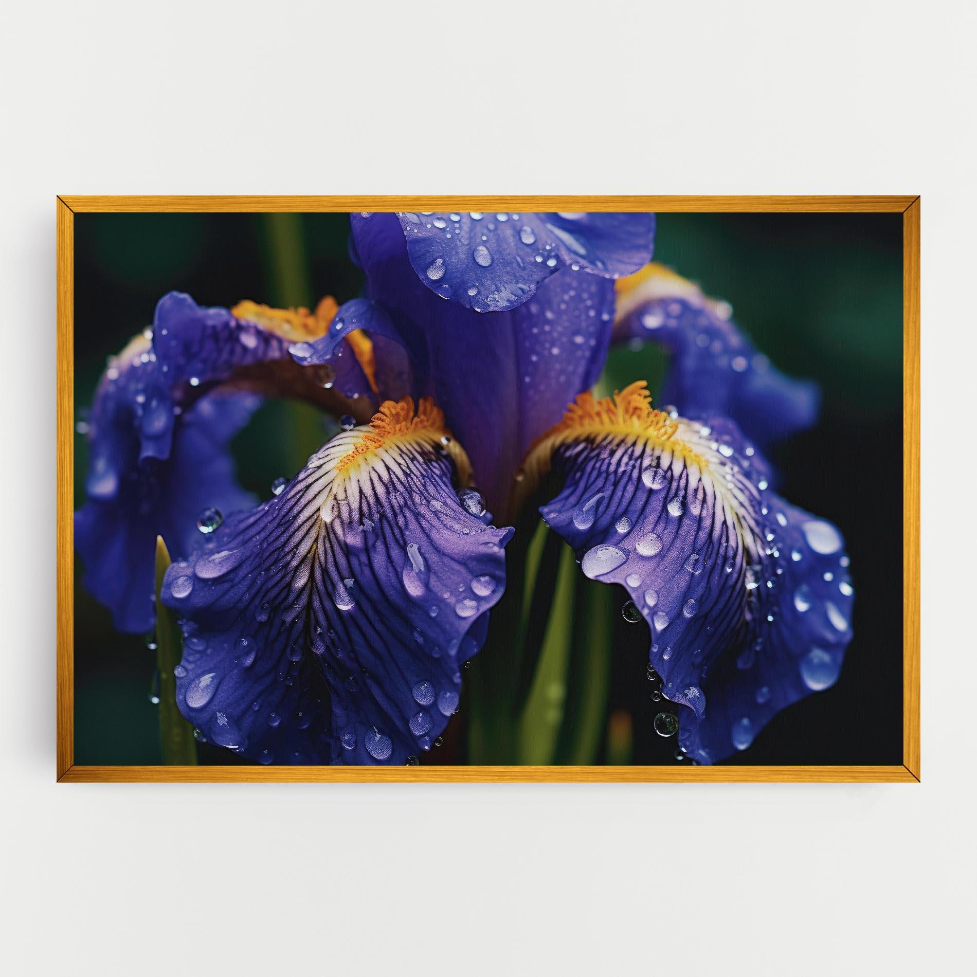Leinwandbild Iris After Rain mockup 0
