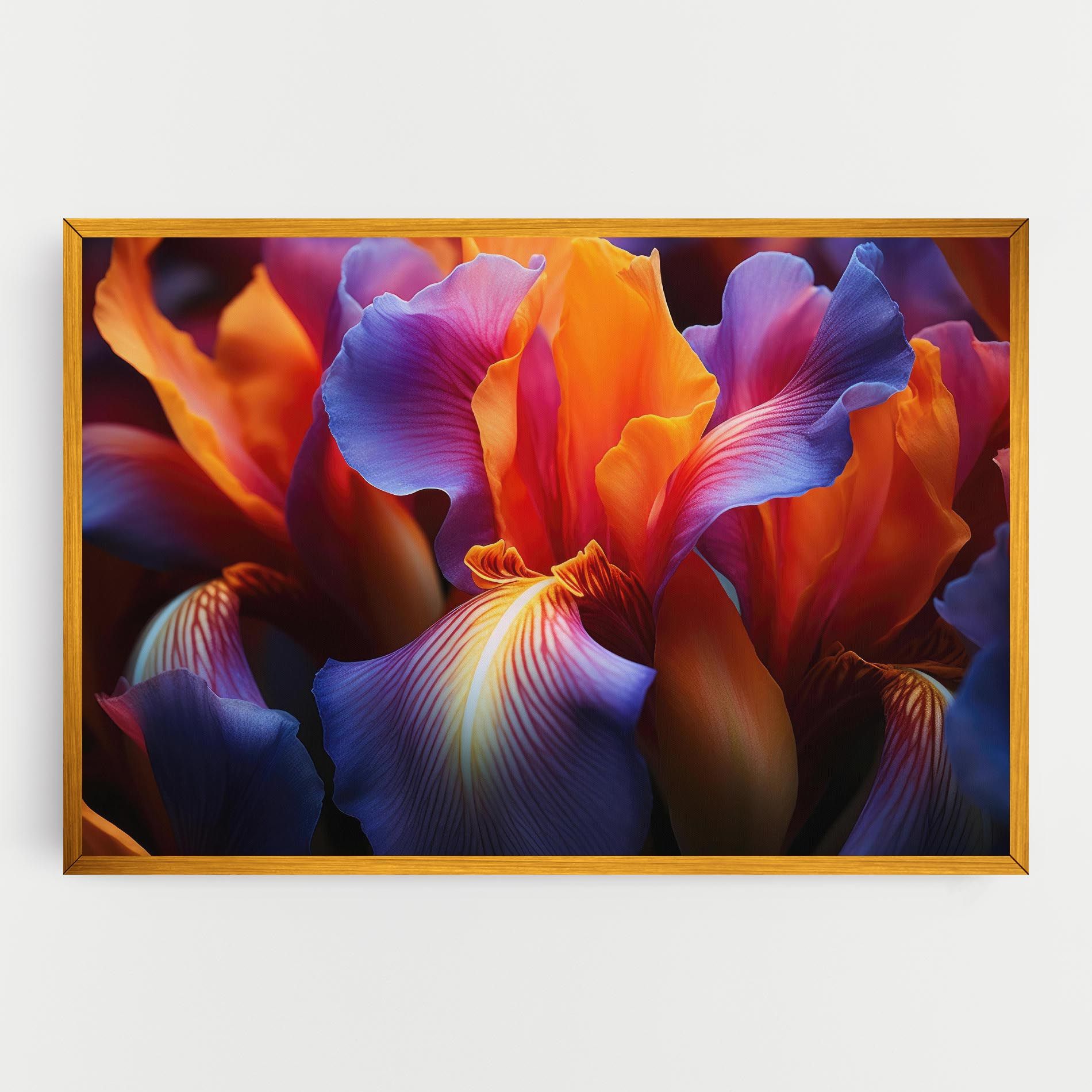 Orange Purple Iris mockup 0