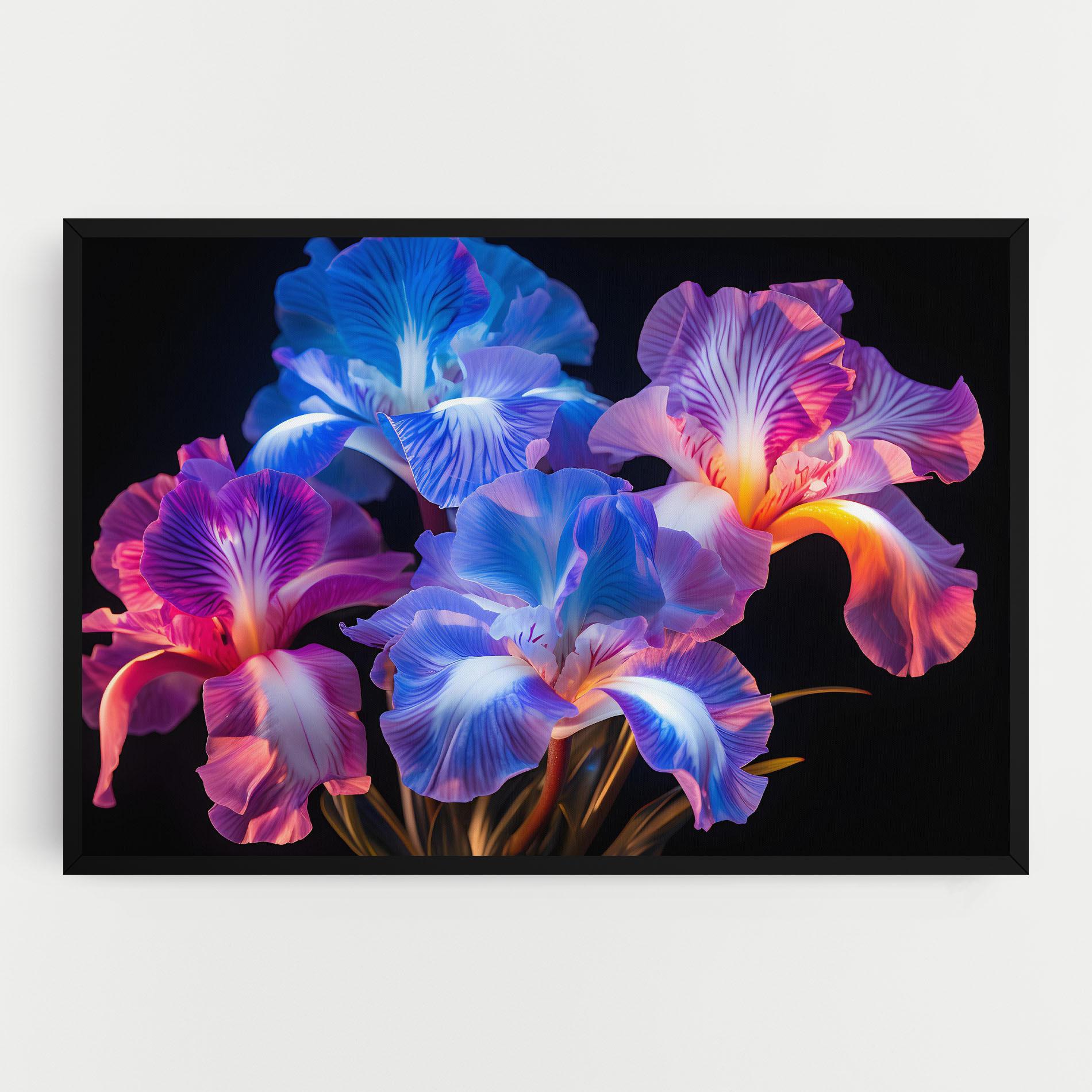 Leinwandbild Blue Light Iris mockup 0