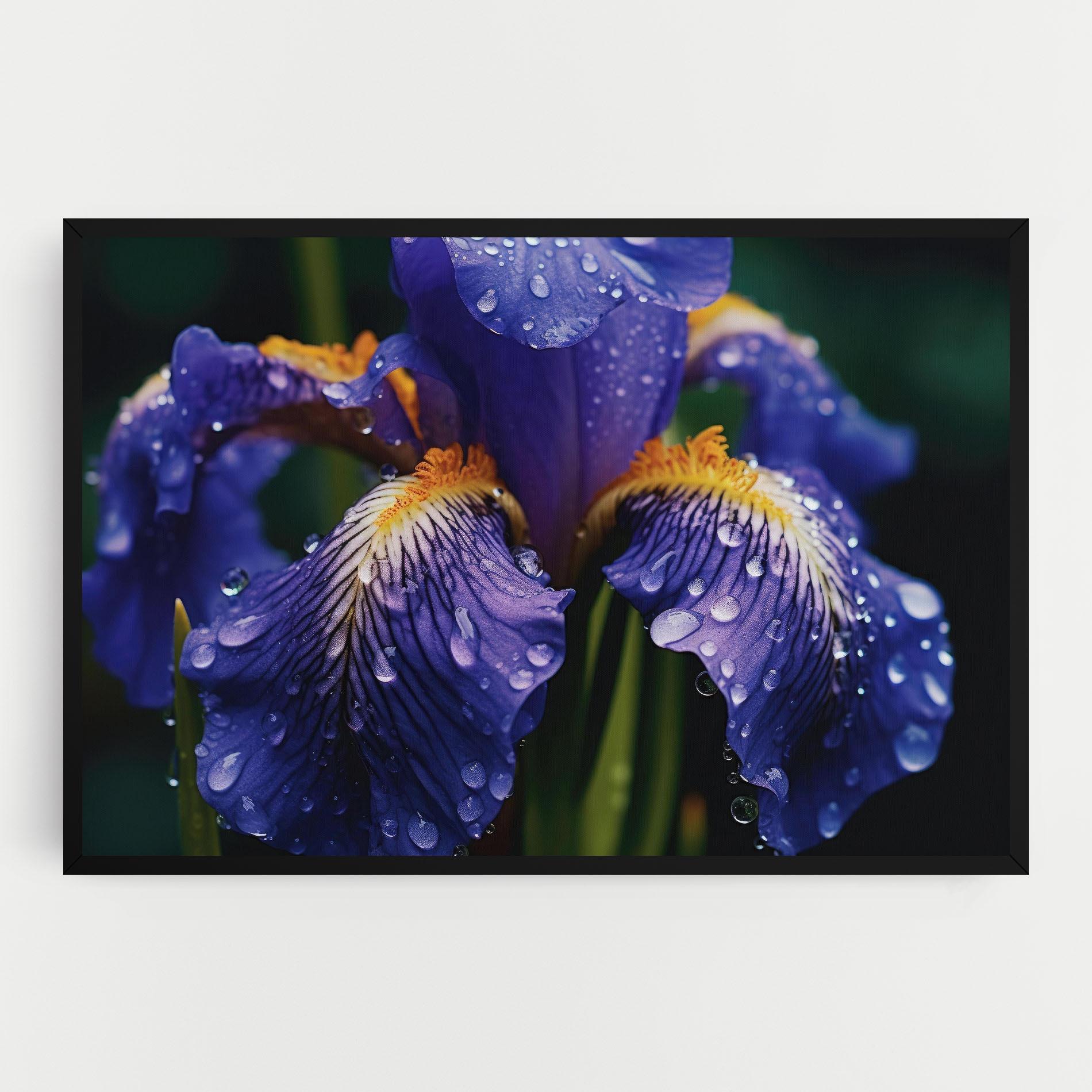 Leinwandbild Iris After Rain mockup 0