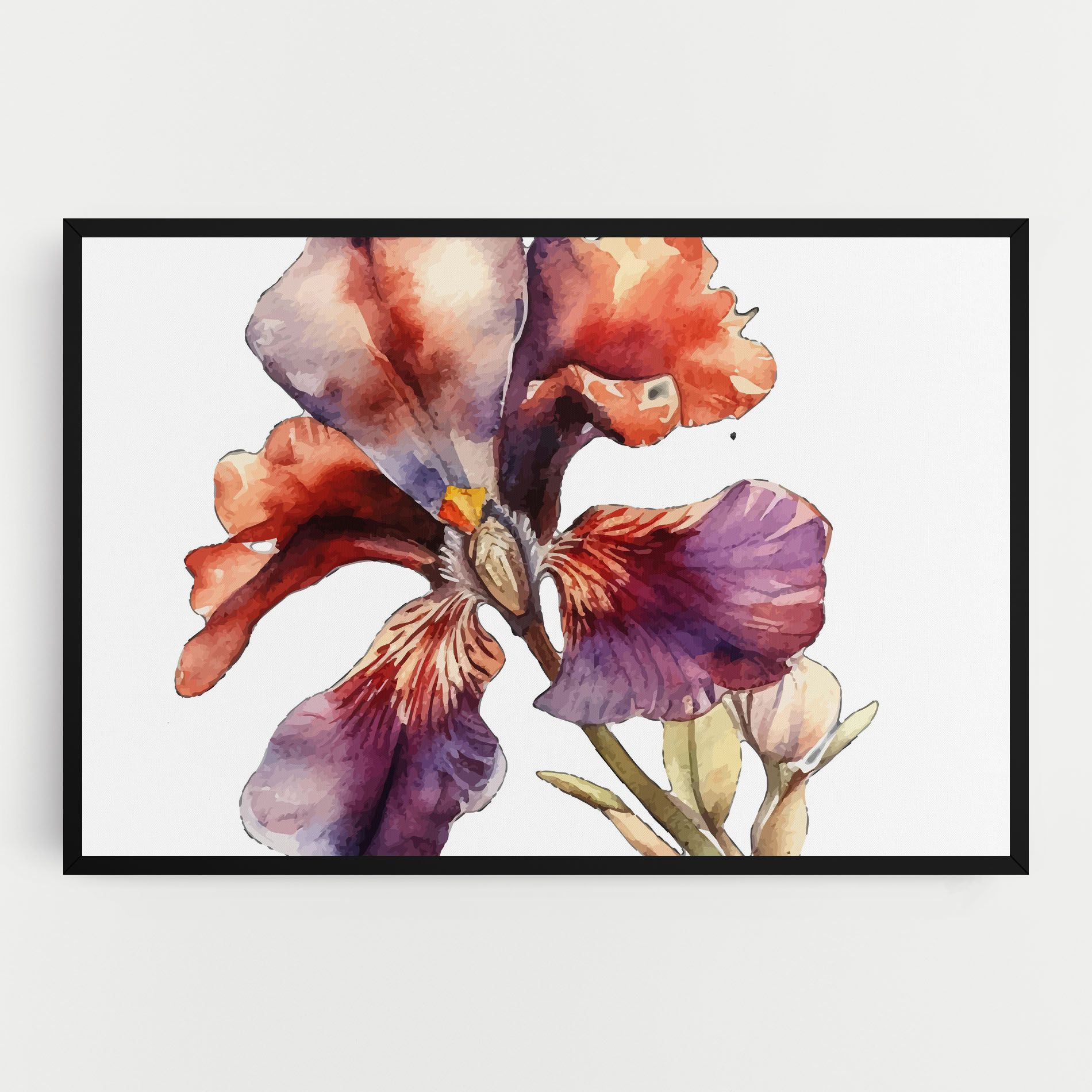 Watercolor Iris mockup 0