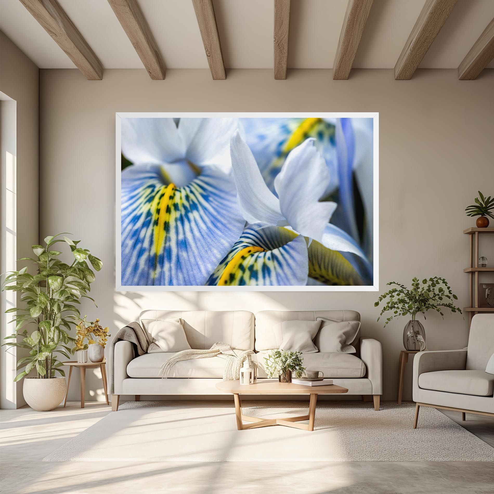 Blue Yellow Iris mockup 6