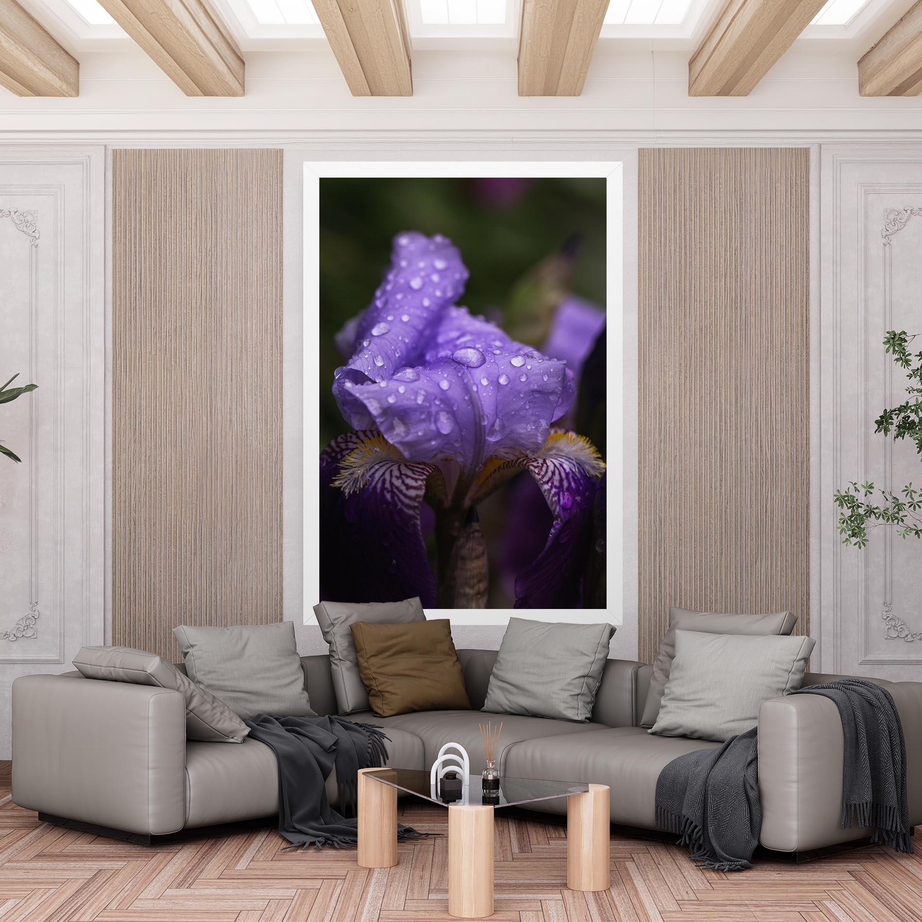 Leinwandbild Rain In The Garden mockup 6