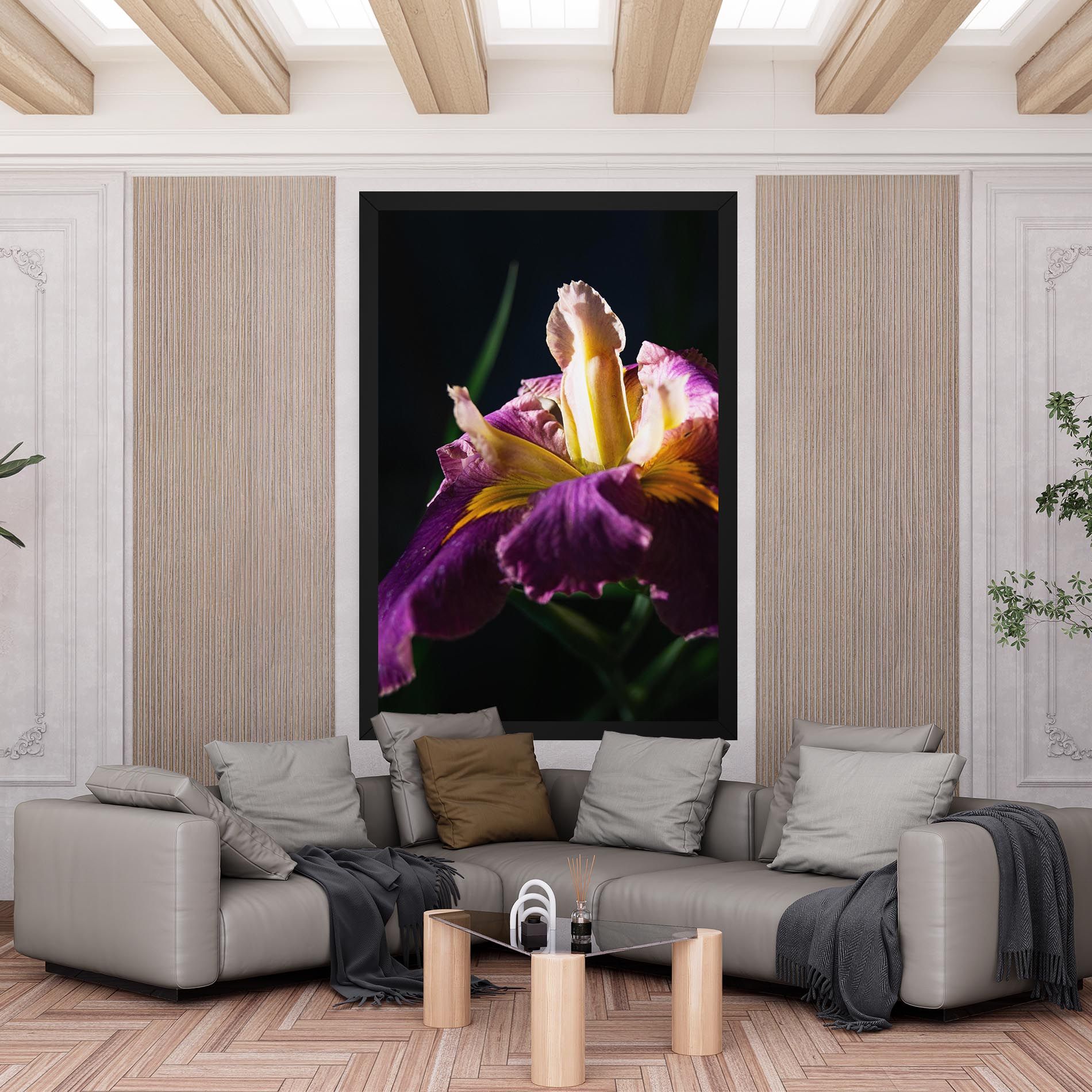Pastel Yellow Iris mockup 6