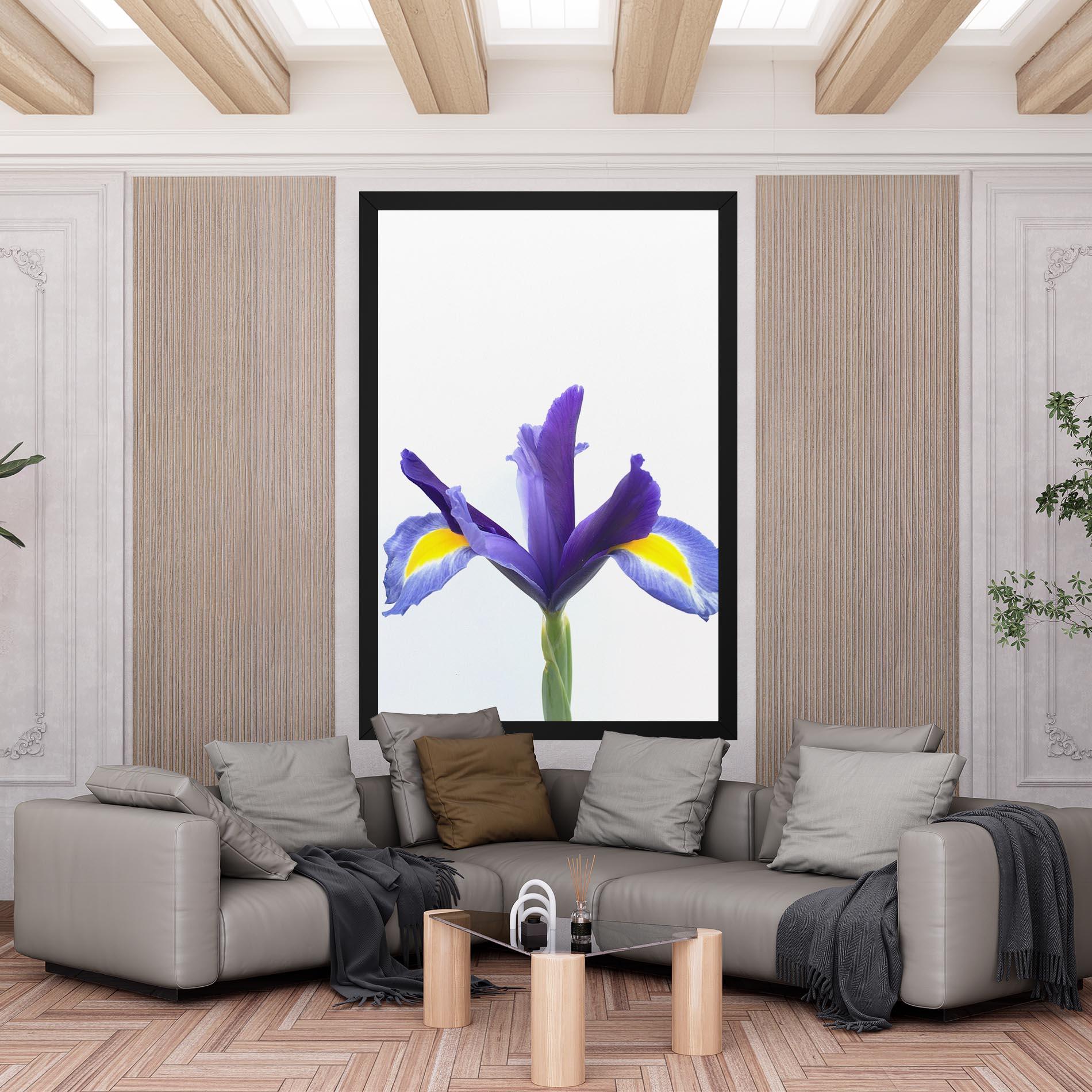 Leinwandbild Yellow Color Iris mockup 6