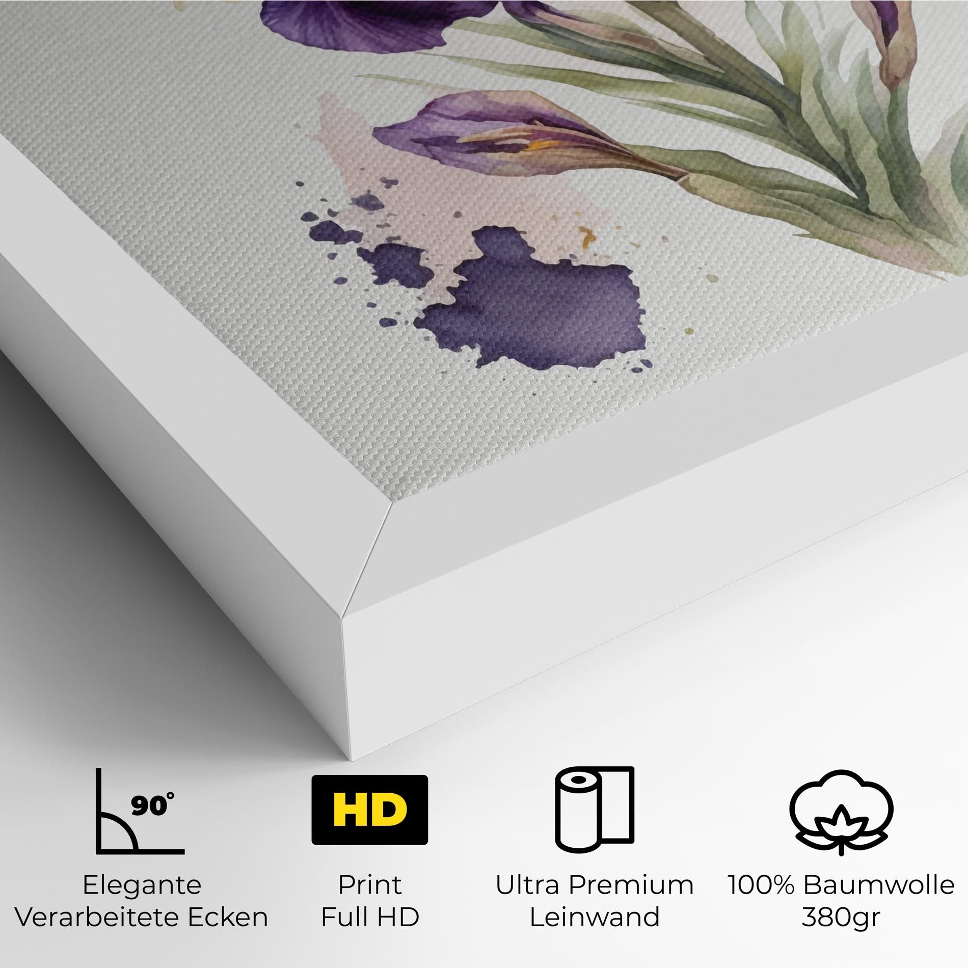 Beautiful Purple Iris mockup 4