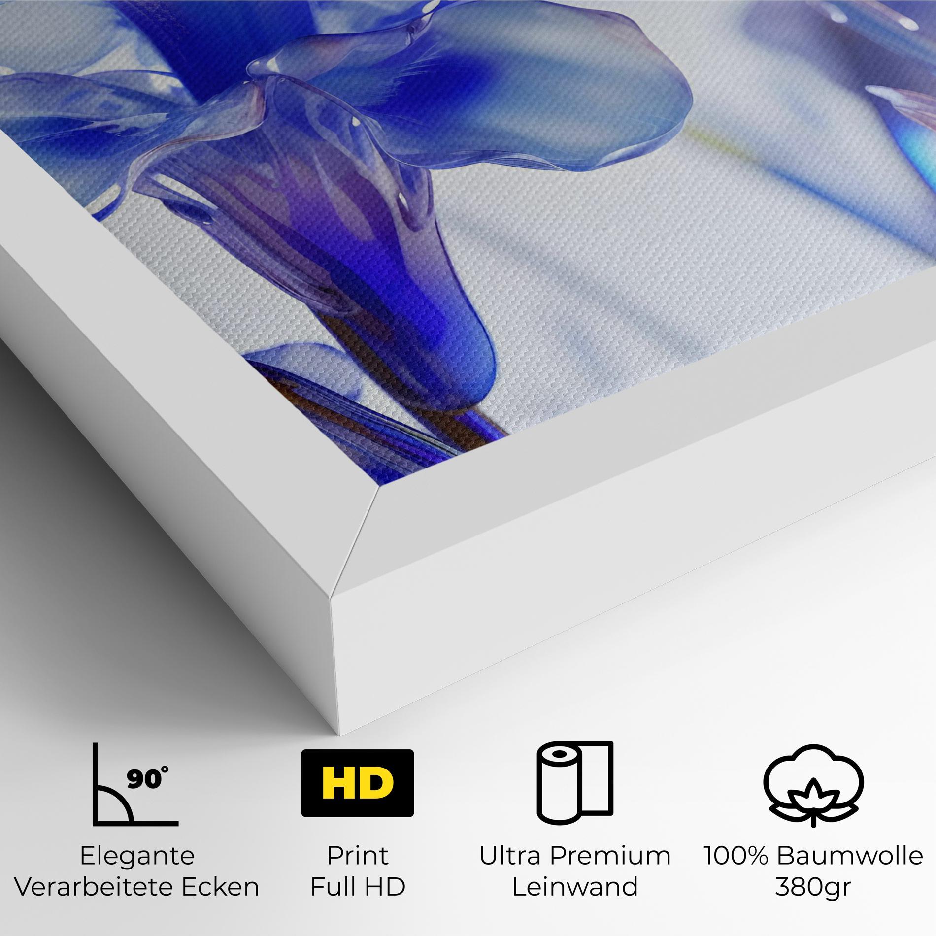 Leinwandbild Iris Glass mockup 4