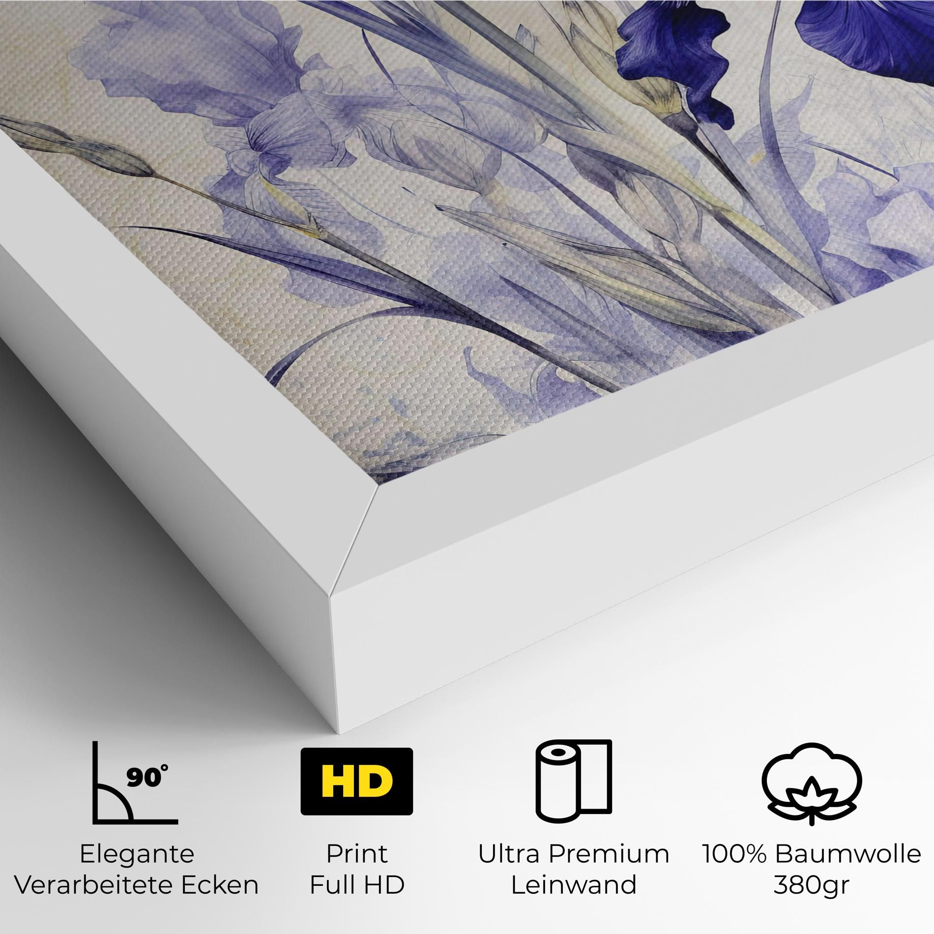 Irises Painting mockup 4