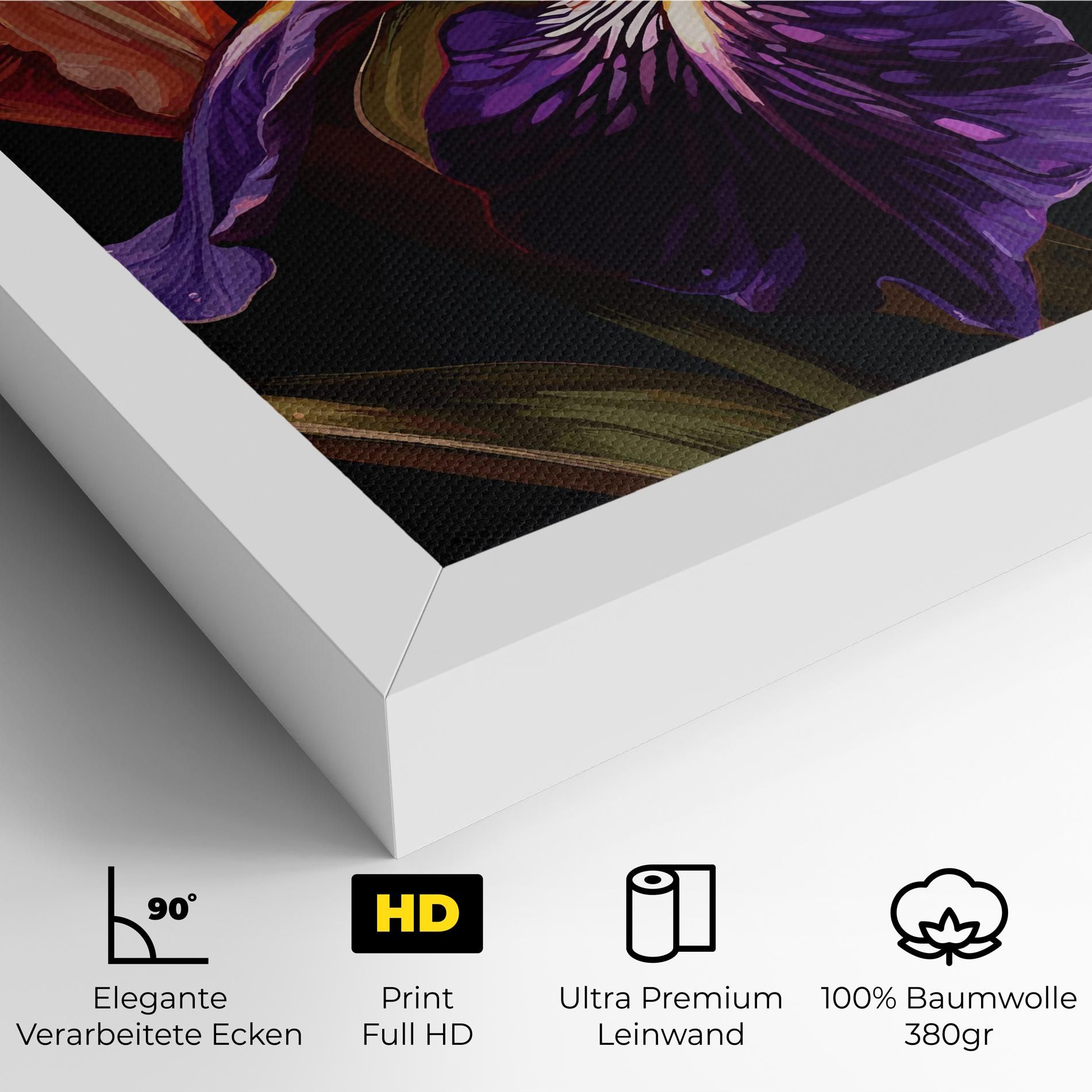 Purple Orange Iris mockup 4