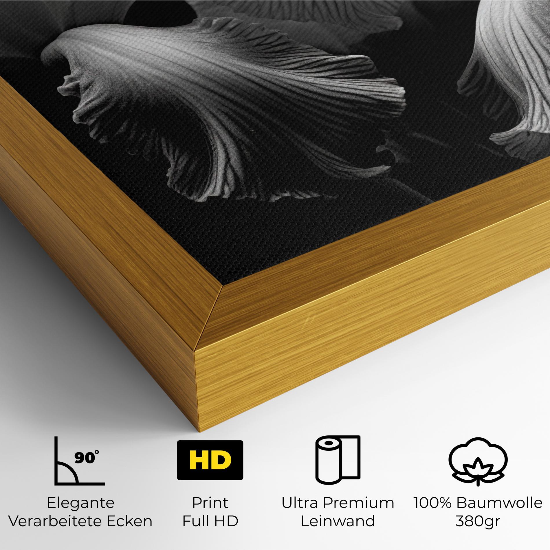 Leinwandbild Grey Iris mockup 4