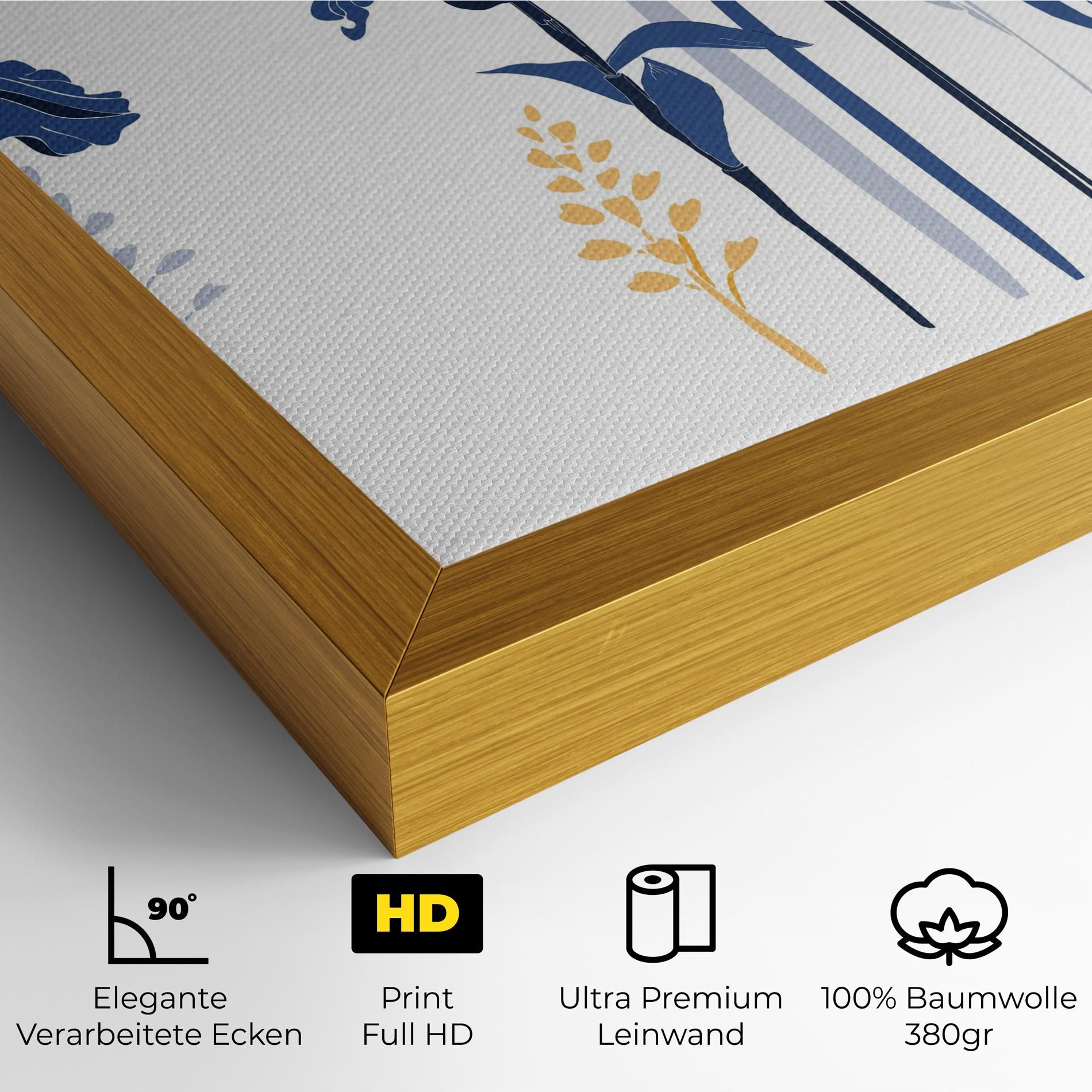 Iris Blue Art mockup 4