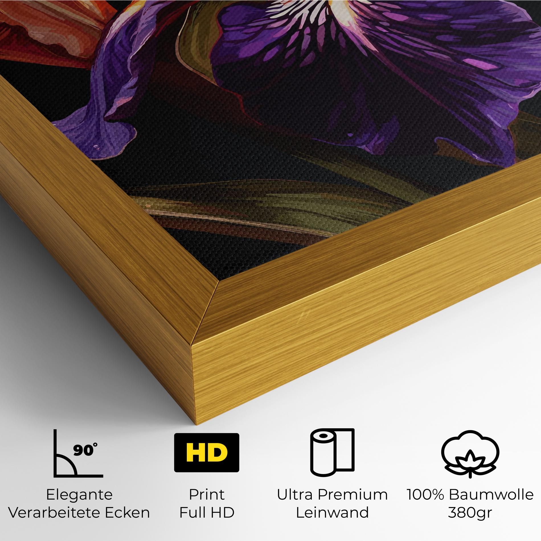 Purple Orange Iris mockup 4