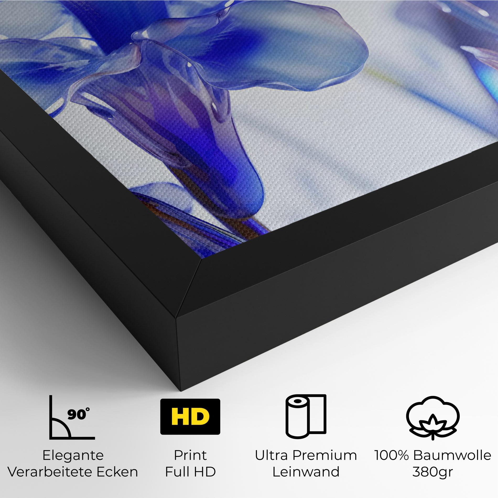 Leinwandbild Iris Glass mockup 4