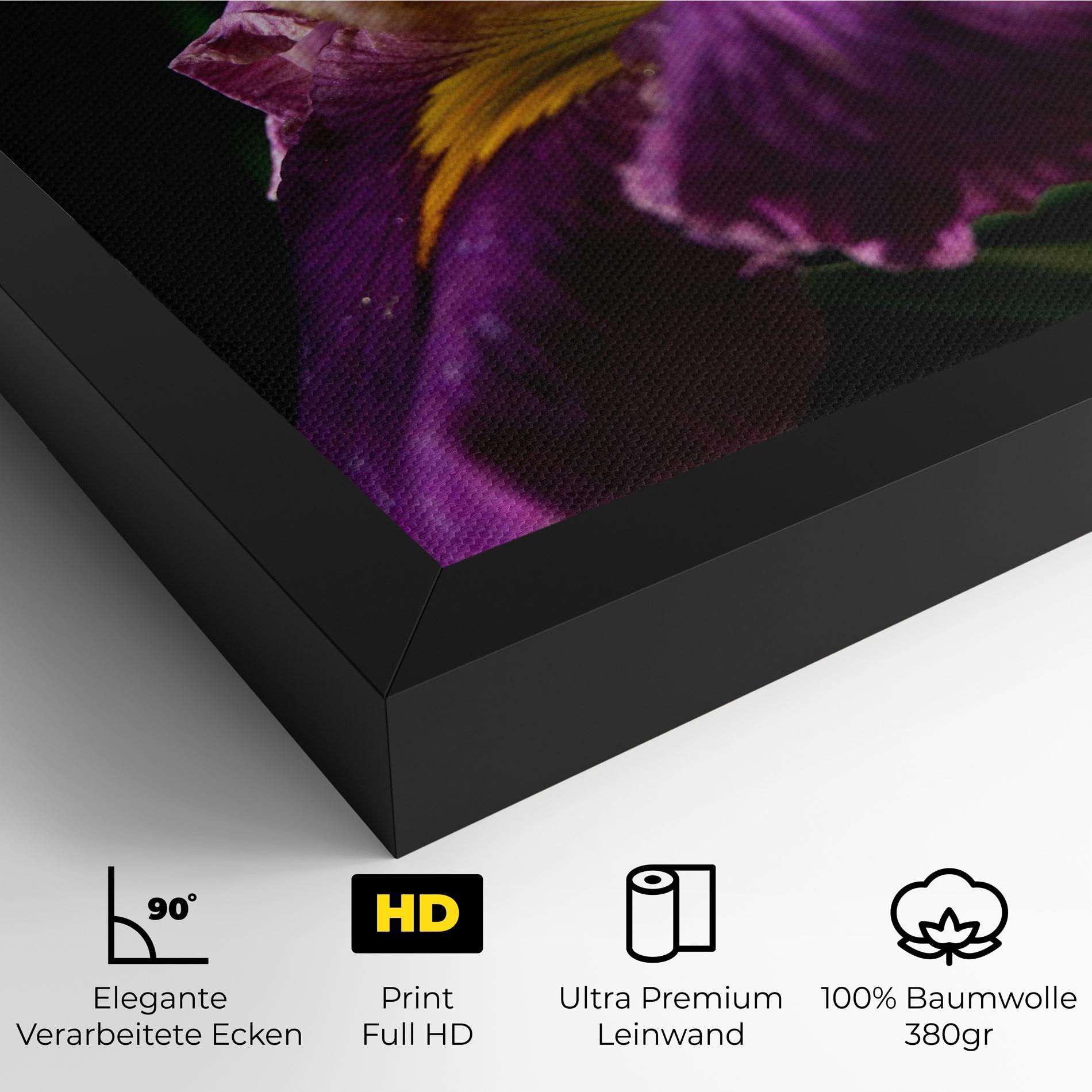 Leinwandbild Pastel Yellow Iris mockup 4